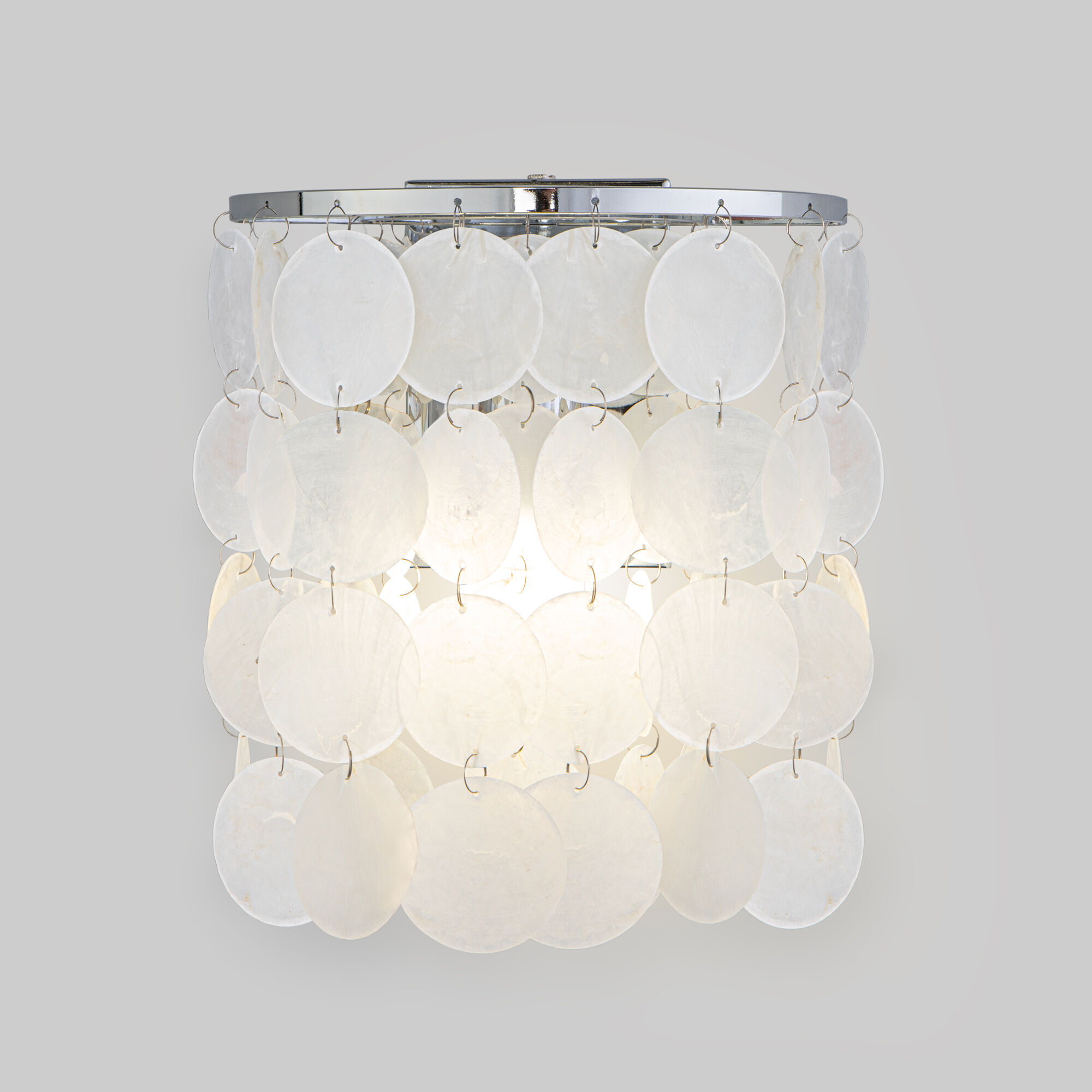 Настенный светильник Eurosvet 60005/1 хром/перламутр