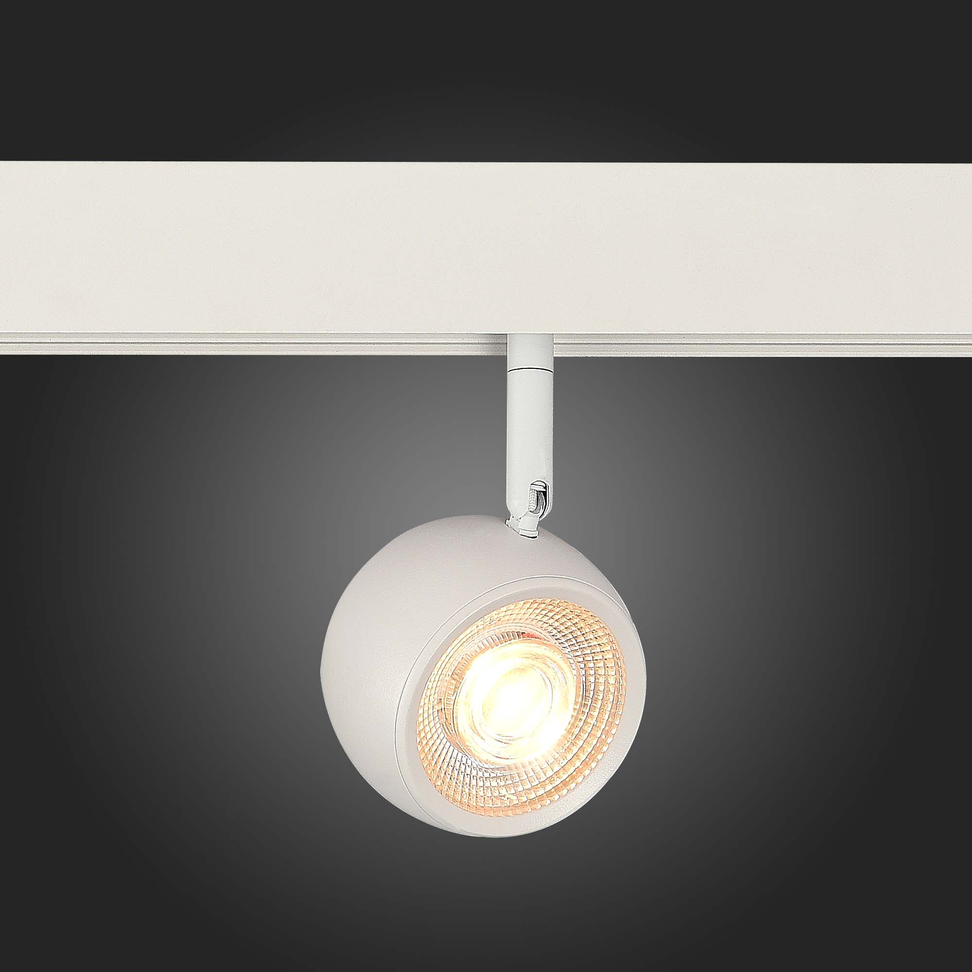 ST355.536.10 Магнитный трековый светильник Белый LED 1*10W 3000K 470Lm Ra&gt;80 36° IP20 L120xW50xH176 SKYLINE 48