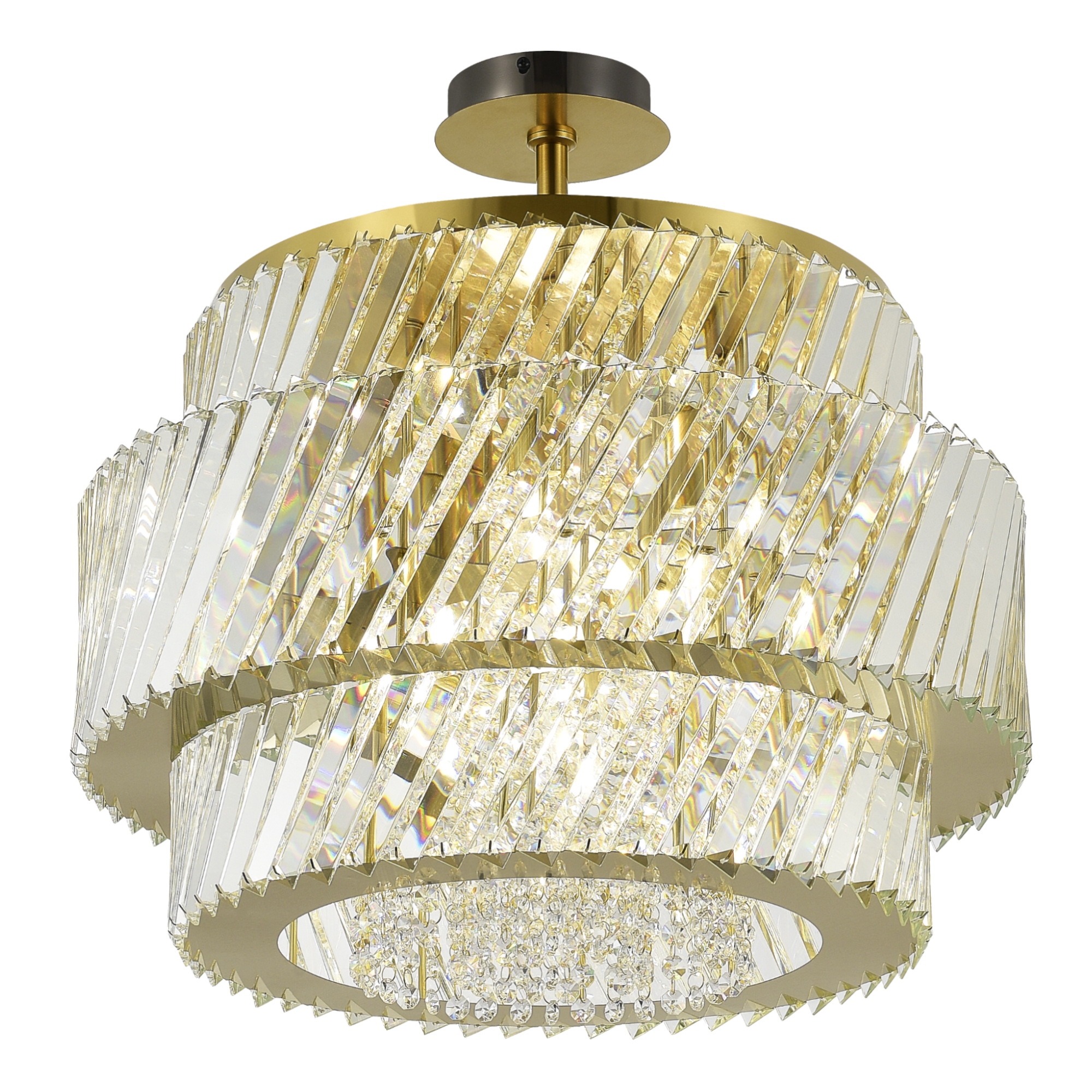 SL6138.313.12 Светильник потолочный ST-Luce латунь/прозрачный E14 12*40W RITZ