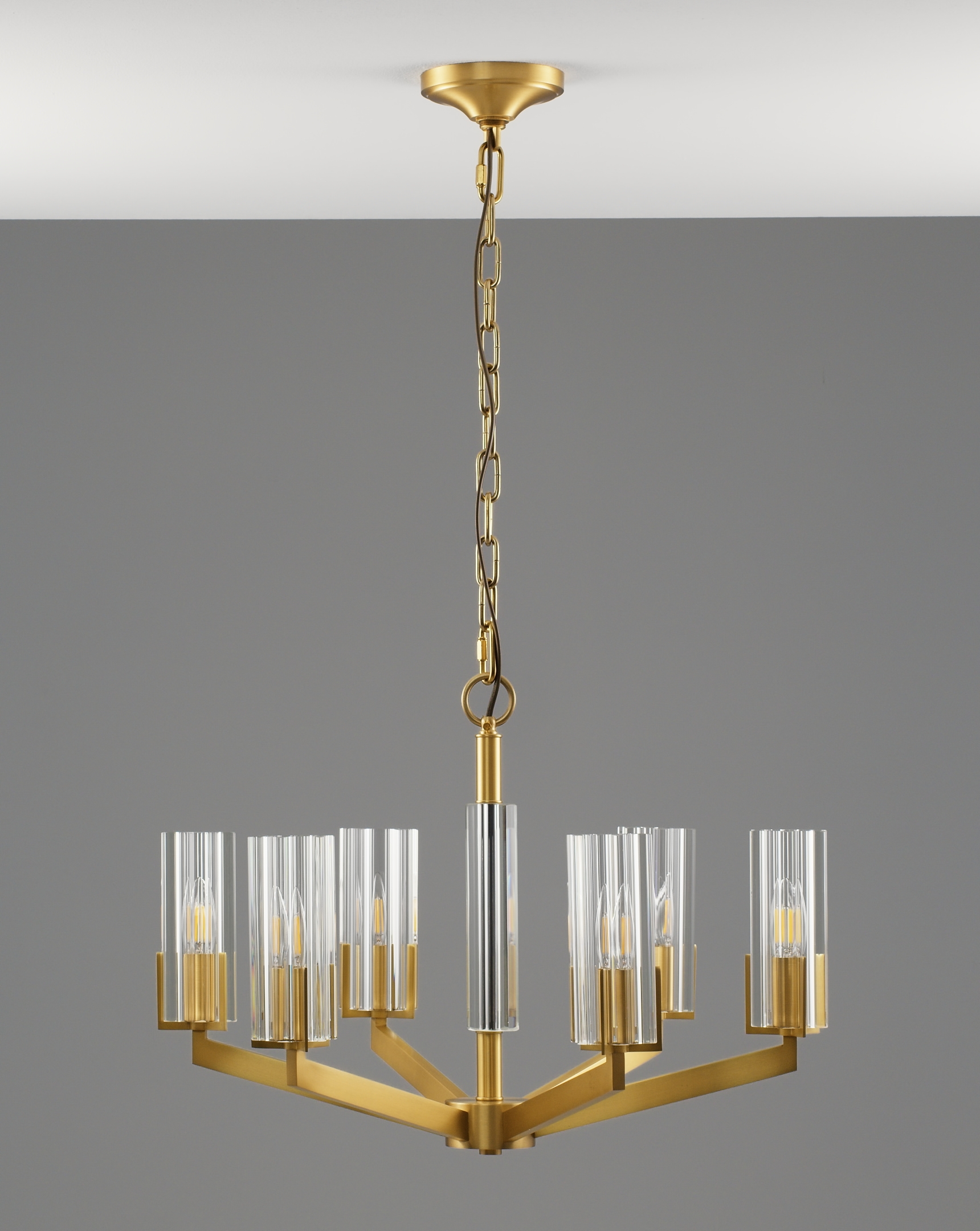 Люстра подвесная Moderli V11074-6P Brass