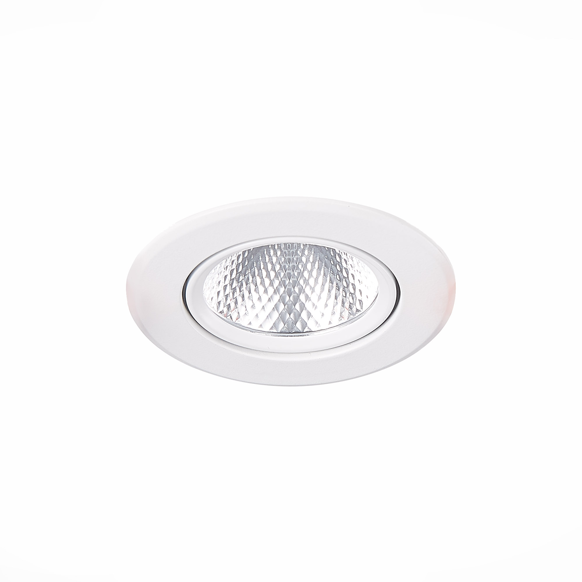 ST211.538.08.36 Св-к встр. Белый LED 1*8W 3000K 640Lm Ra80 36° IP20 D86xH50 220-240V Встраиваемые светильники