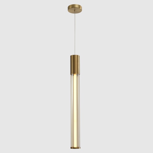 Светильник подвесной Crystal Lux LINEUP SP11W LED BRASS