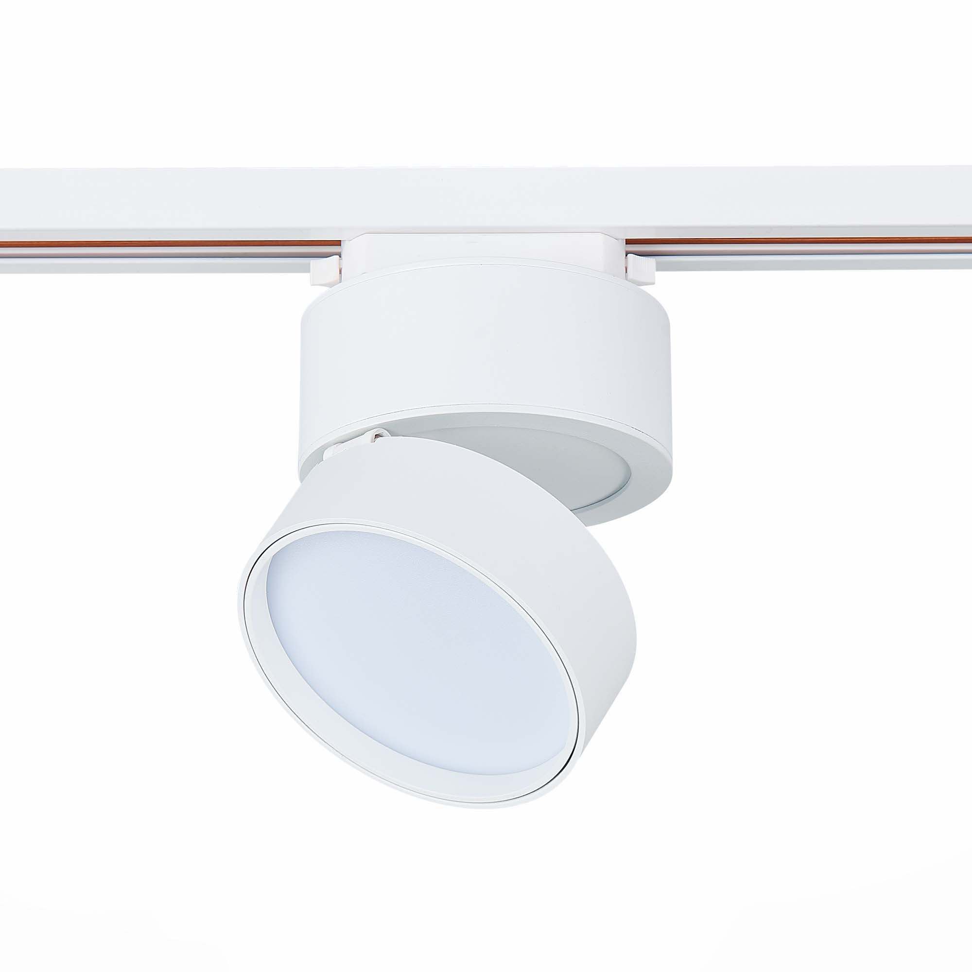 ST651.536.14 Св-к трек. Белый LED 1*14W 3000K 1 100Lm Ra>90 120° IP20 D104xH128 170-240VV БЭЙС