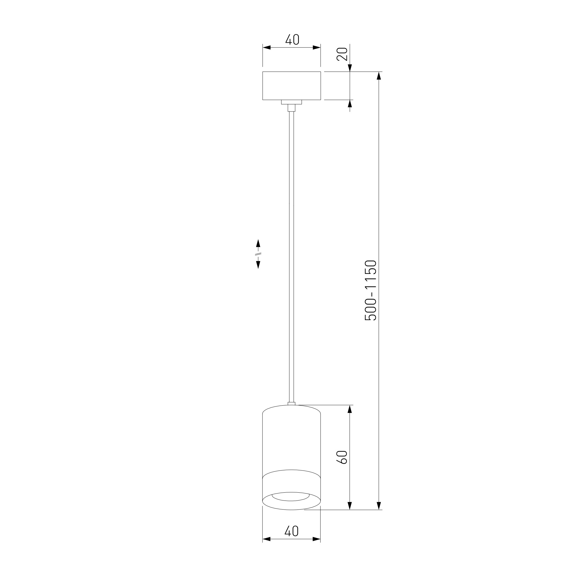 Подвесной светильник черный Eurosvet 50248/1 LED