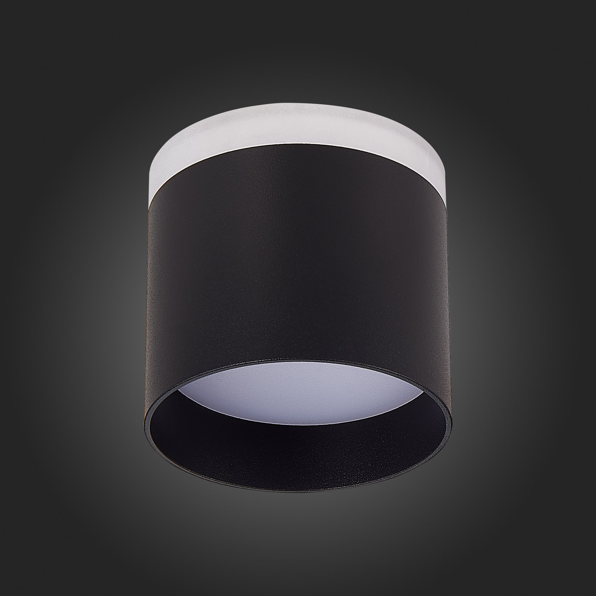 ST102.442.09 Светильник потолочный Черный LED 1*9W 4000K 702Lm Ra&gt;80 120° IP20 D79xH75 170-240V Накладные светильники