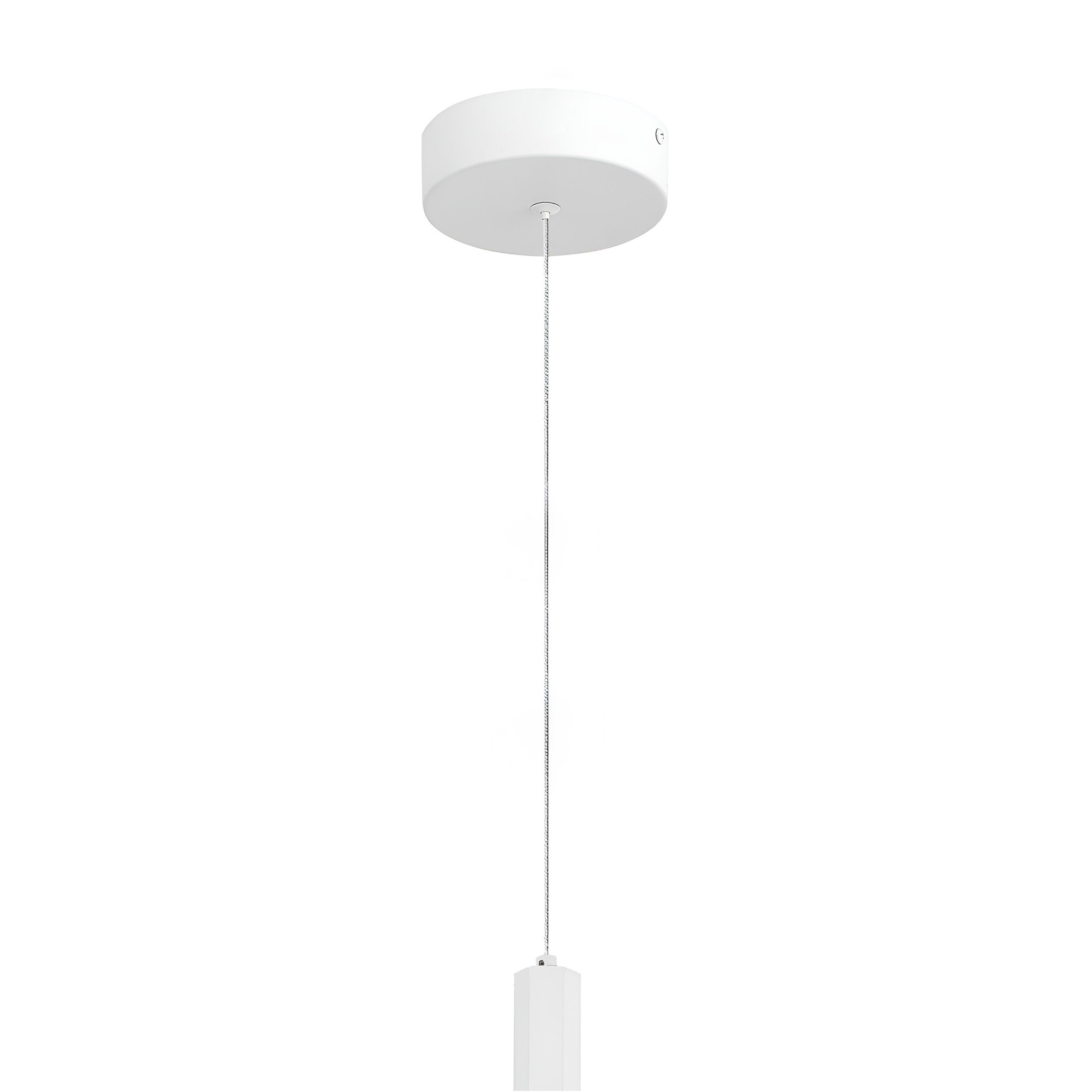 ST614.503.06 Светильник подвесной ST-Luce Белый/Белый LED 1*6W 4000K 330Lm 36° D32xH1900 Подвесные светильники