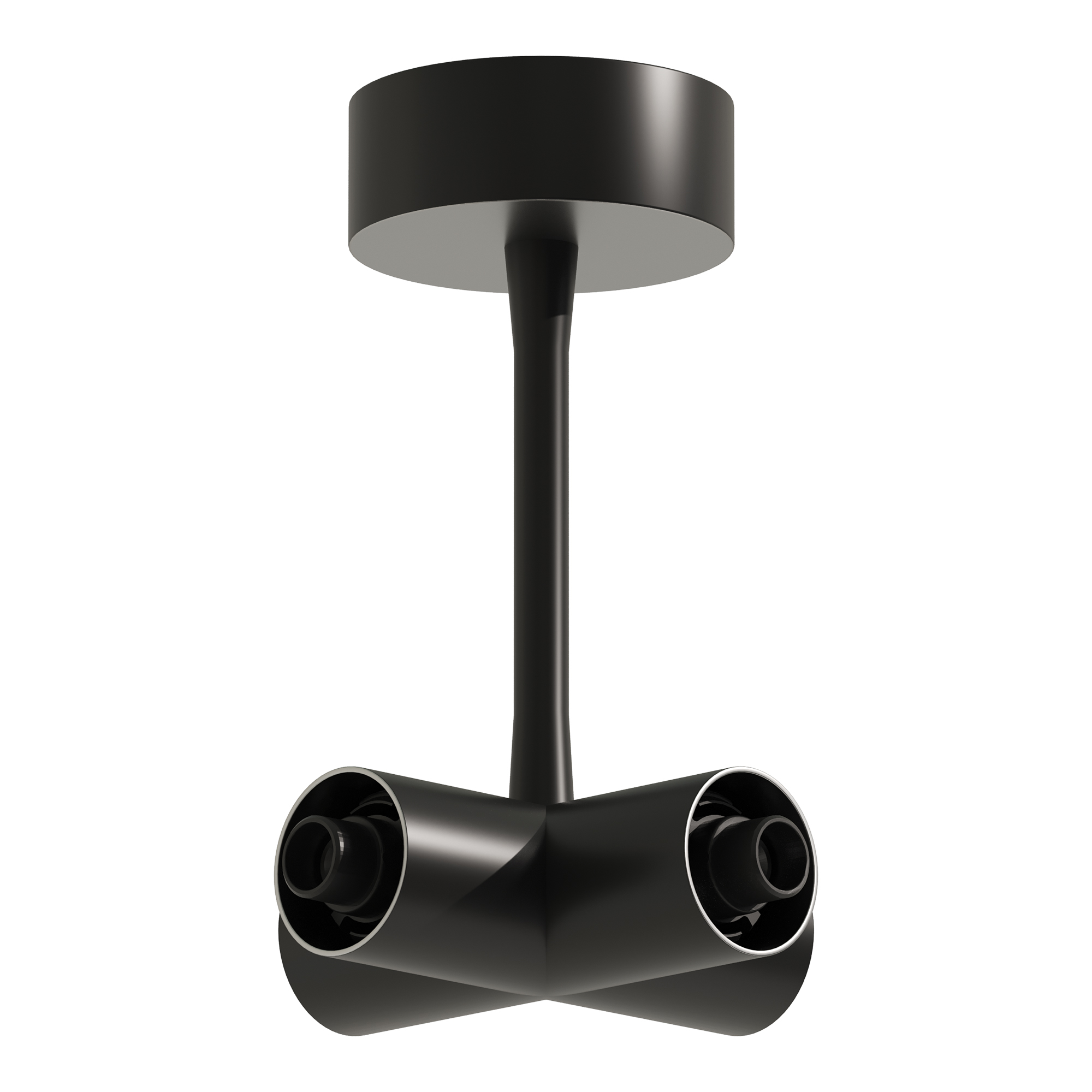 ST1602.469.00 Потолочный токопроводящий X-коннектор ST-Luce Черный ТЕХНО