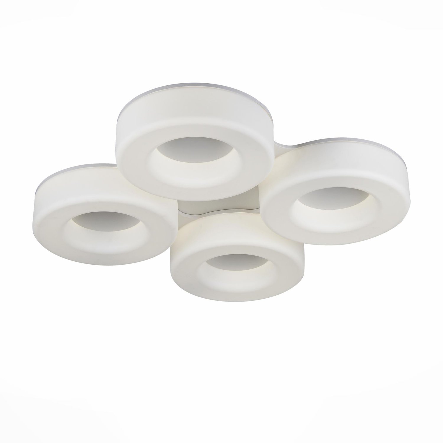 SL886.552.04 Светильник потолочный ST-Luce белый/ LED 4*24W 4100K LORDIN