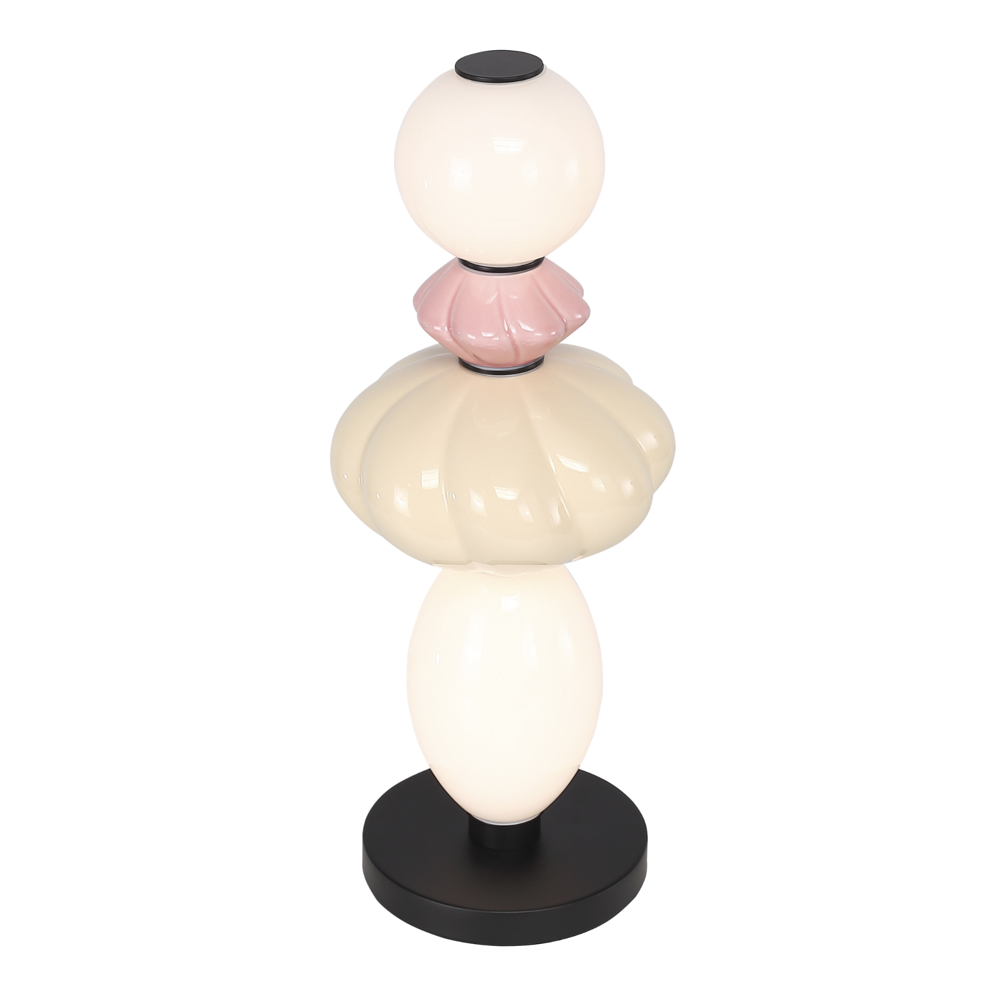 SL6134.404.01 Прикроватная лампа ST-Luce черный/розовый, желтый, опаловый LED 1*16W 3000K FLORENTINI