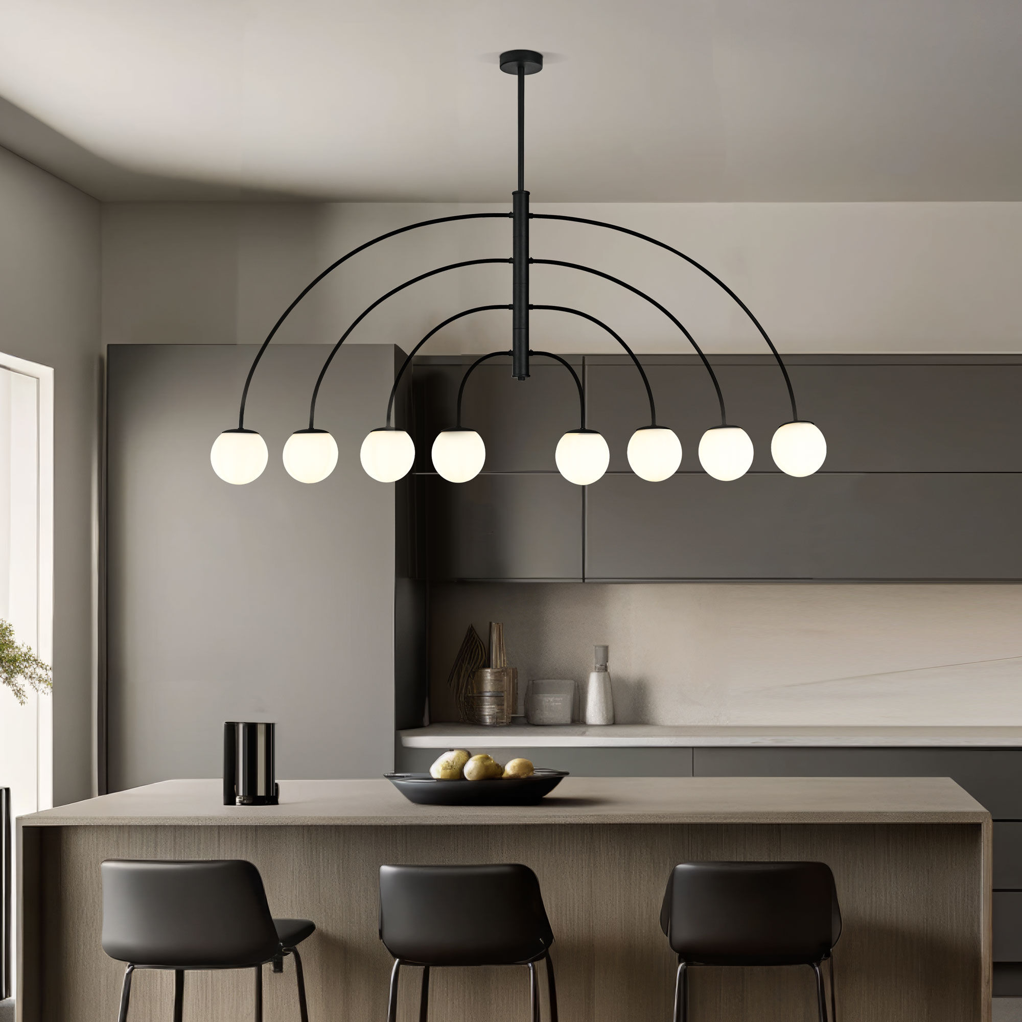 Потолочный светильник Eurosvet 30179/8 черный