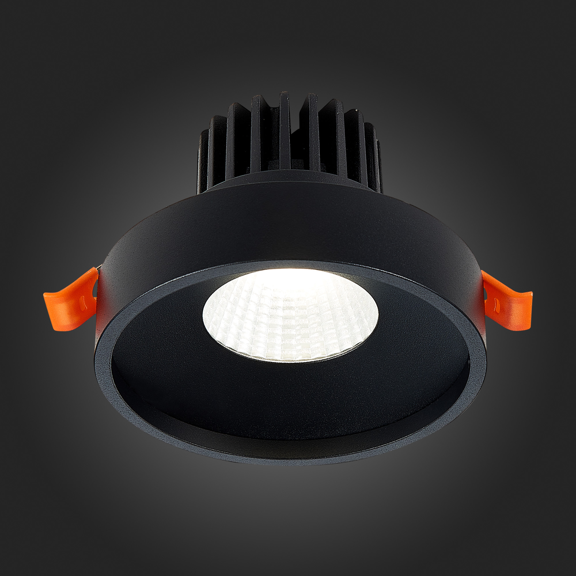 ST751.448.10 Св-к встр. Черный LED 1*10W 4000K 750Lm Ra>90 38° IP20 D100xH75 170-240V Встраиваемые светильники