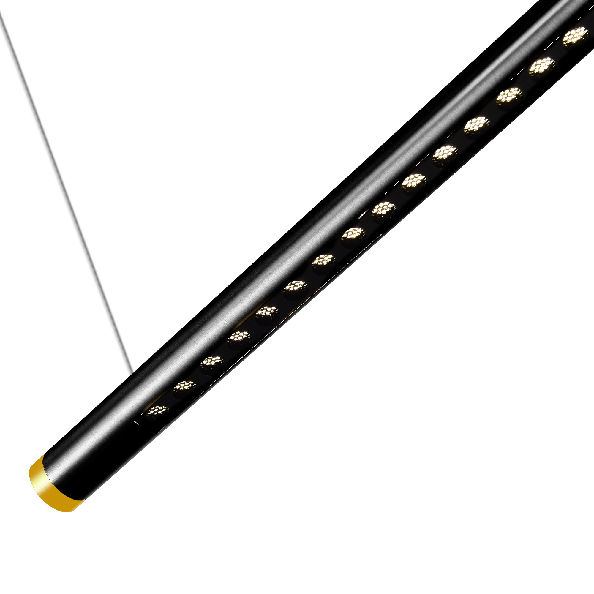 SL6238.413.01 Светильник подвесной ST-Luce черный/черный,латунь LED 1*28W 4000K ПАРИЛЛА