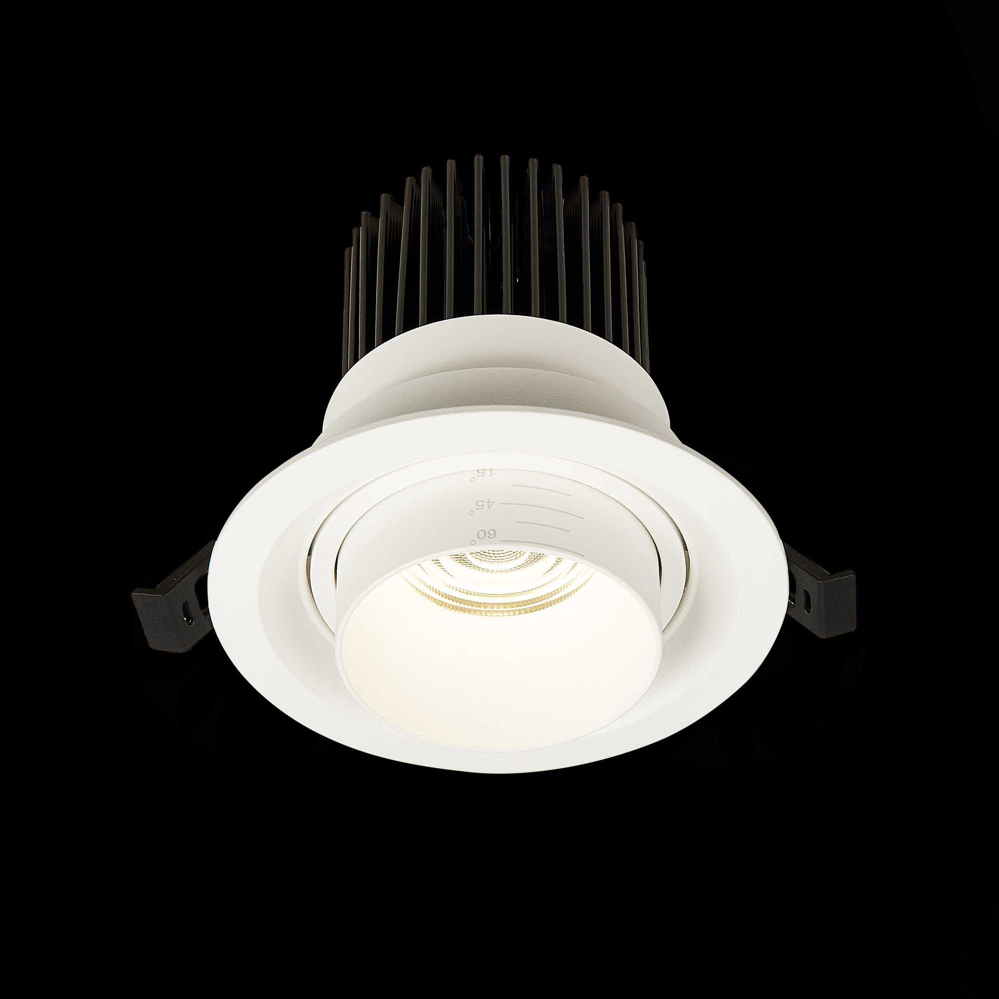 ST701.548.12 Св-к встр. Zoom Белый LED 1*12W 4000K 960Lm Ra90 15°-60° IP20 D115xH95 170-240V Встраиваемые светильники