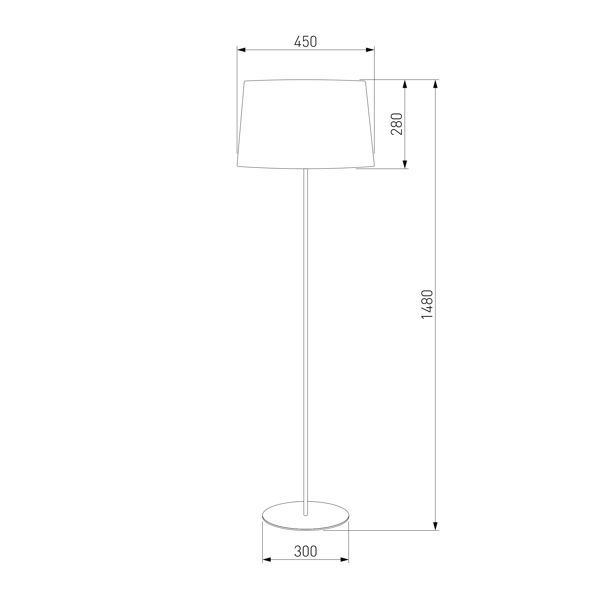 Напольный светильник TK Lighting 2919 Maja