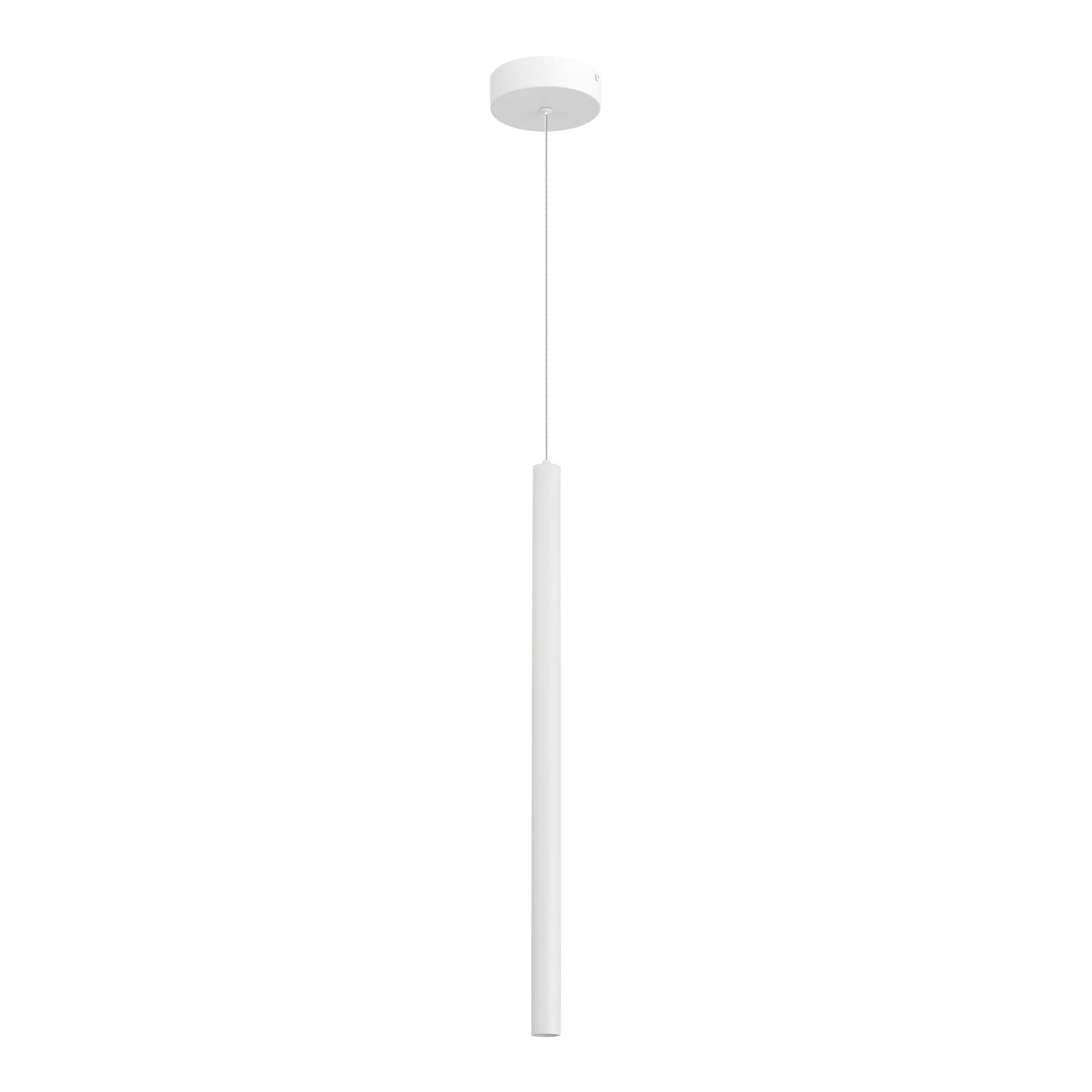 ST613.513.06 Светильник подвесной ST-Luce Белый/Белый LED 1*3W 4000K 260Lm 36° D30xH2200 Подвесные светильники