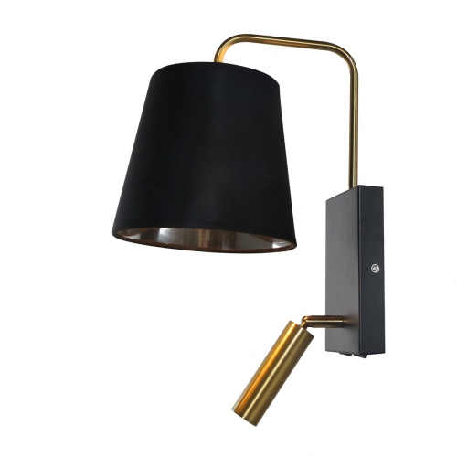 Настенный светильник Escada 589/1A E14*40W Black/Brass