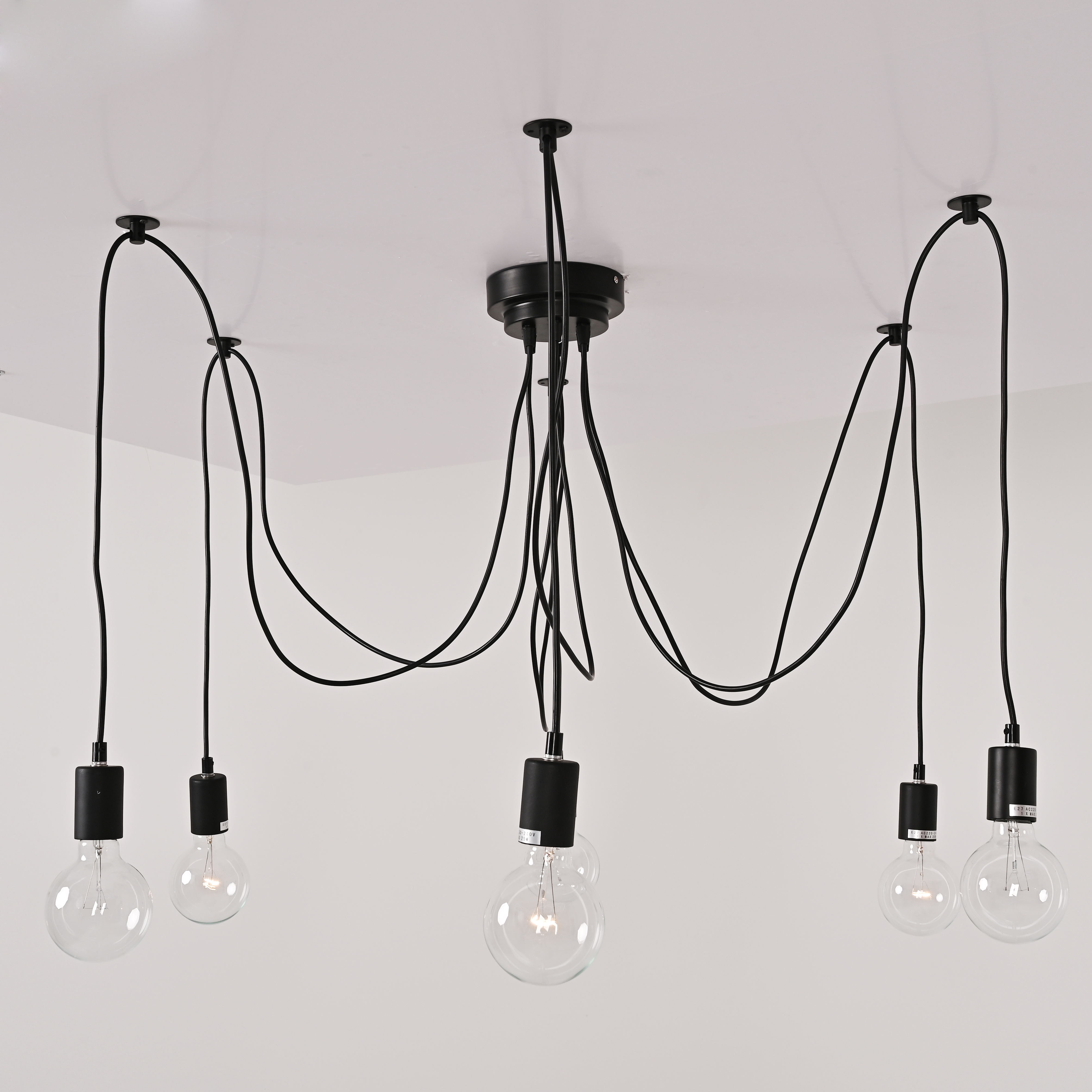 Люстра Spider Black L6 ImperiumLoft 352852-26