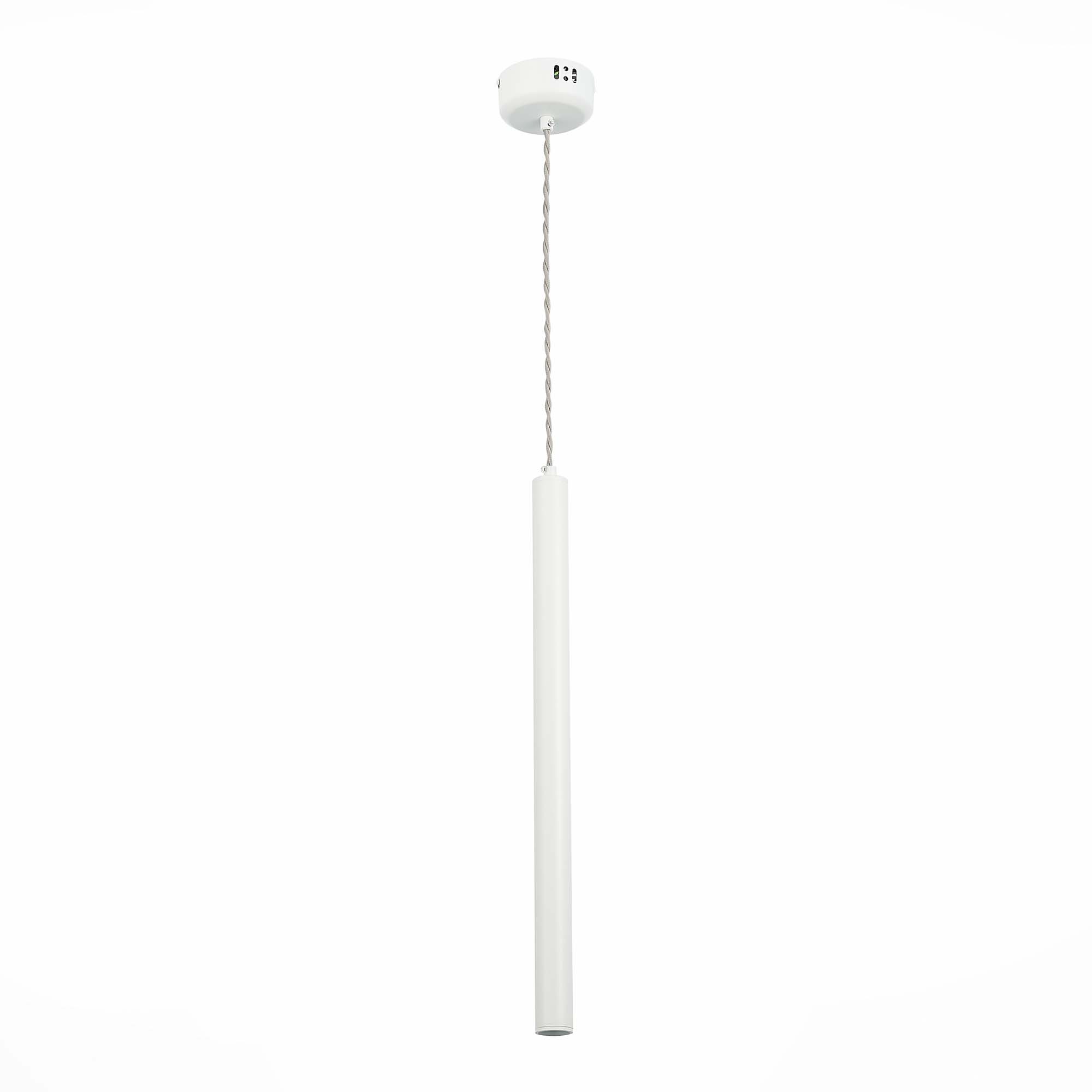 ST153.543.03 Светильник подвесной Белый LED 1*3W 4000K 255Lm Ra  IP20 D30xH1 500 180-240V Подвесные светильники