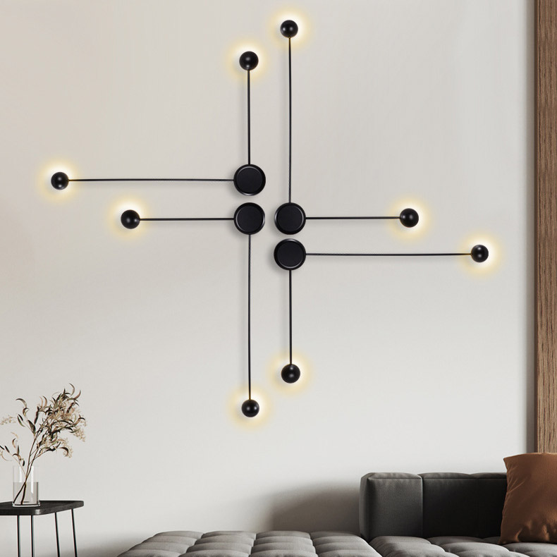 Бра Pin Wall Light A Black 212752-22