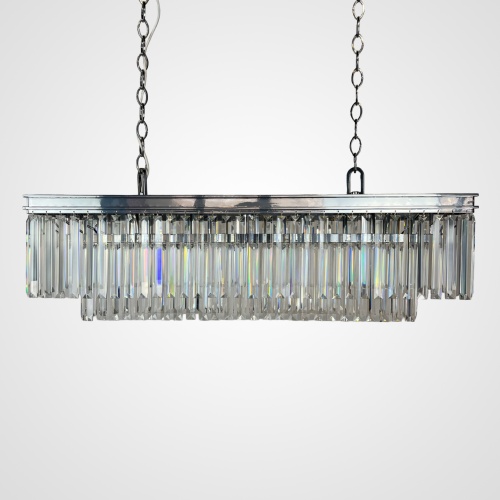 Люстра Rh 1920S Odeon Clear Glass Fringe Chrome 100 от Imperiumloft 229996-22