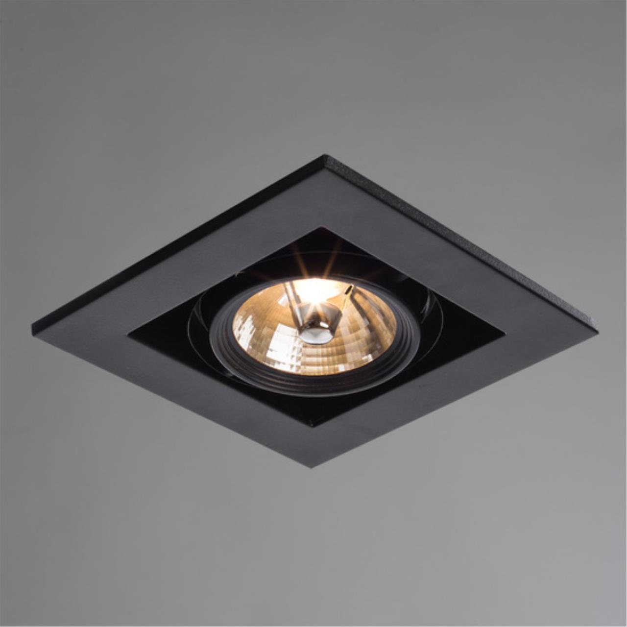 Карданный светильник Arte lamp A5930PL-1BK СВЕТИЛЬНИК ПОТОЛОЧНЫЙ ПОВОРОТНЫЙ