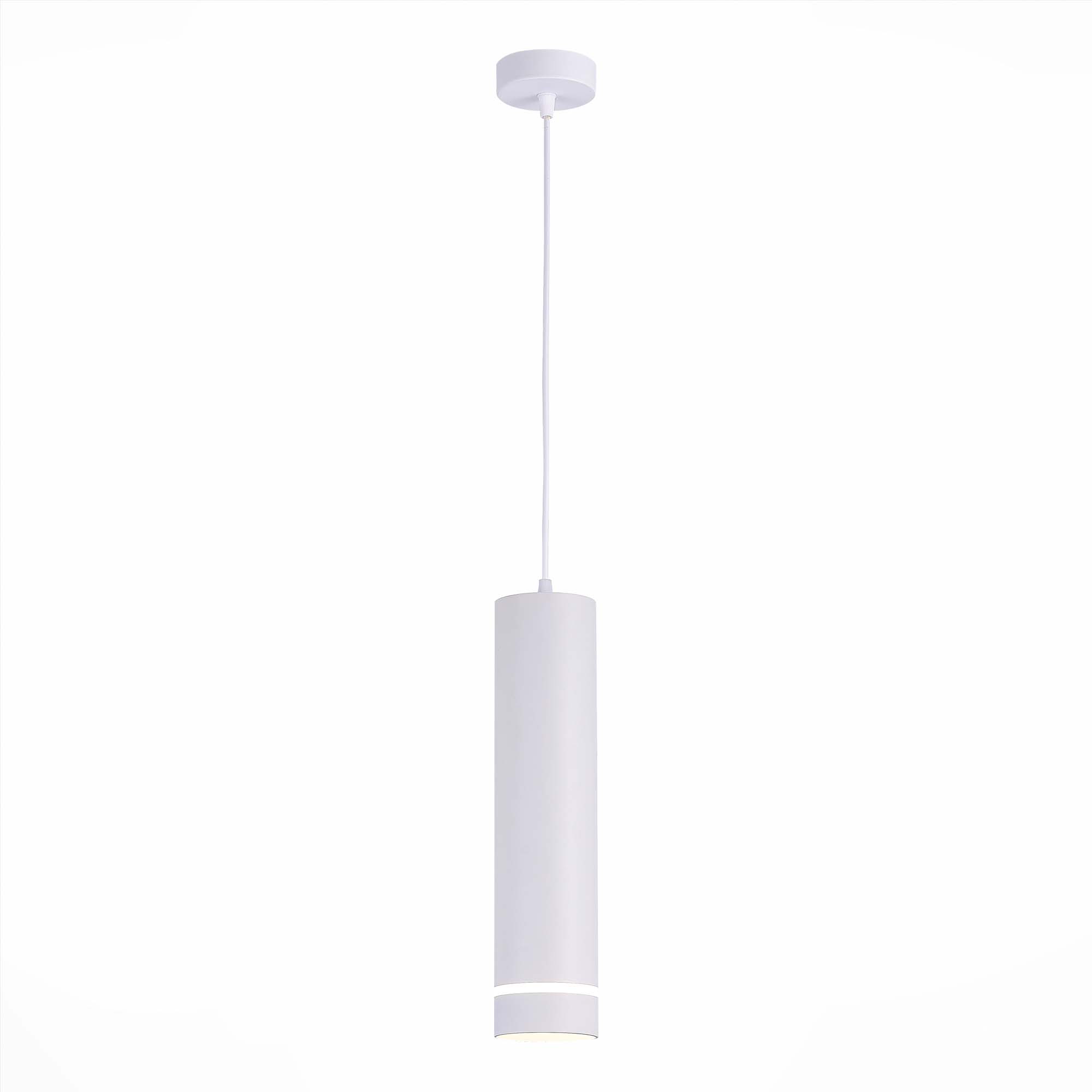 ST115.533.12 Светильник подвесной Белый LED 1*12W 3000K 936Lm Ra&gt;90 120° IP20 D80xH300 165-265V Подвесные светильники