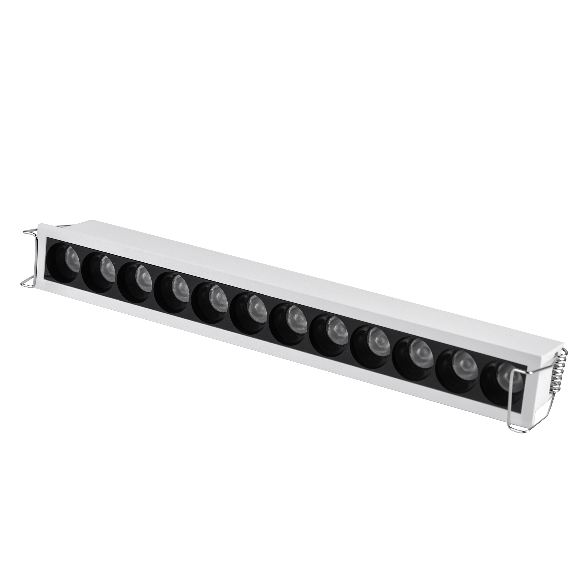 ST762.542.12 Св-к встр. белый LED 1*12W 4000K 1 200Lm Ra 90 24° IP20 L240xW30xH36 170-240V Встраиваемые светильники