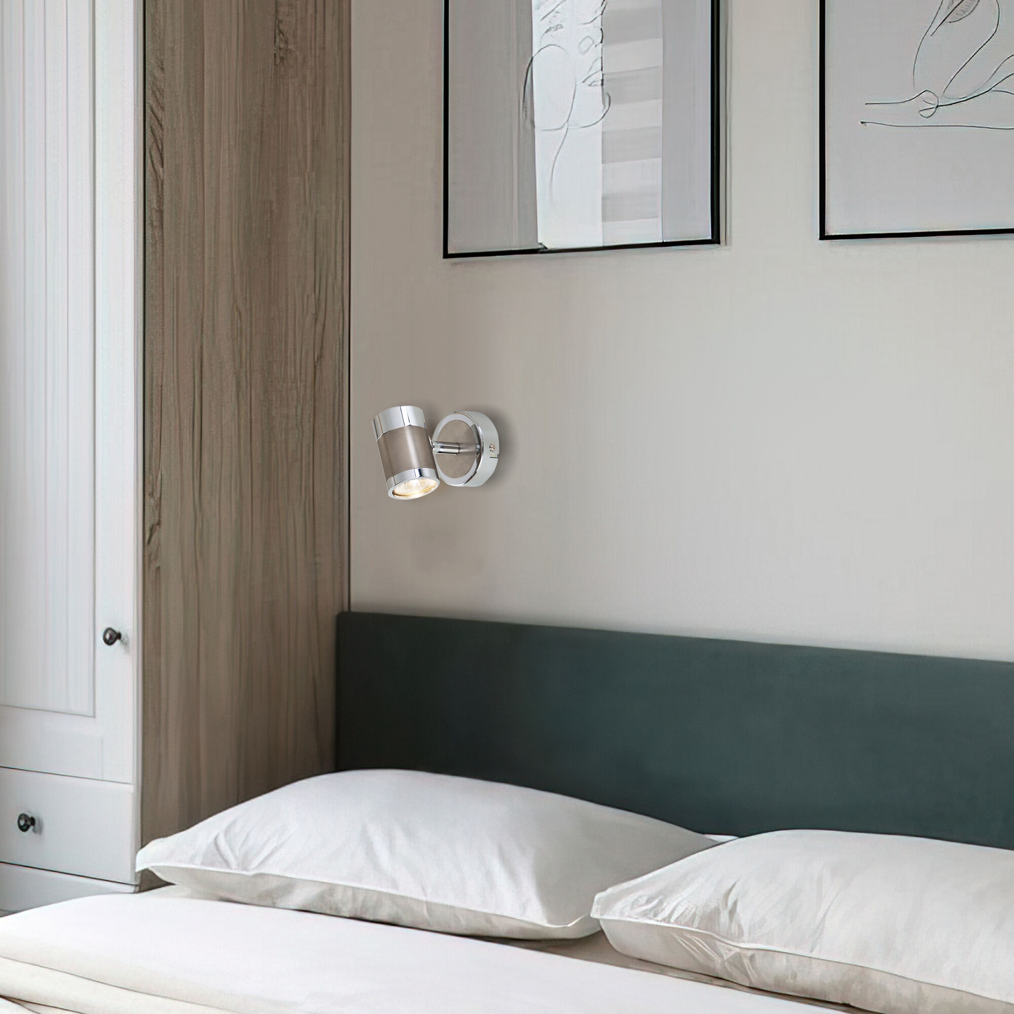 Настенный светильник Eurosvet 20058/1 перламутровый сатин