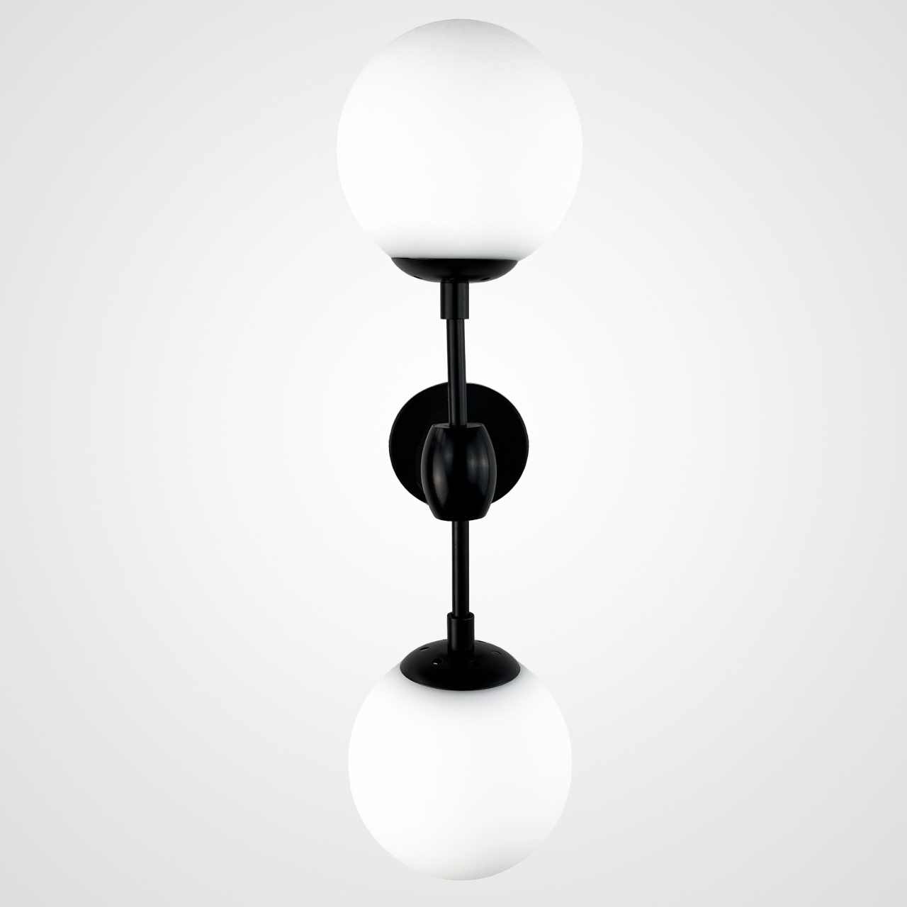 Бра Modo 2 Globes Black And White Glass от Imperiumloft 84941-22