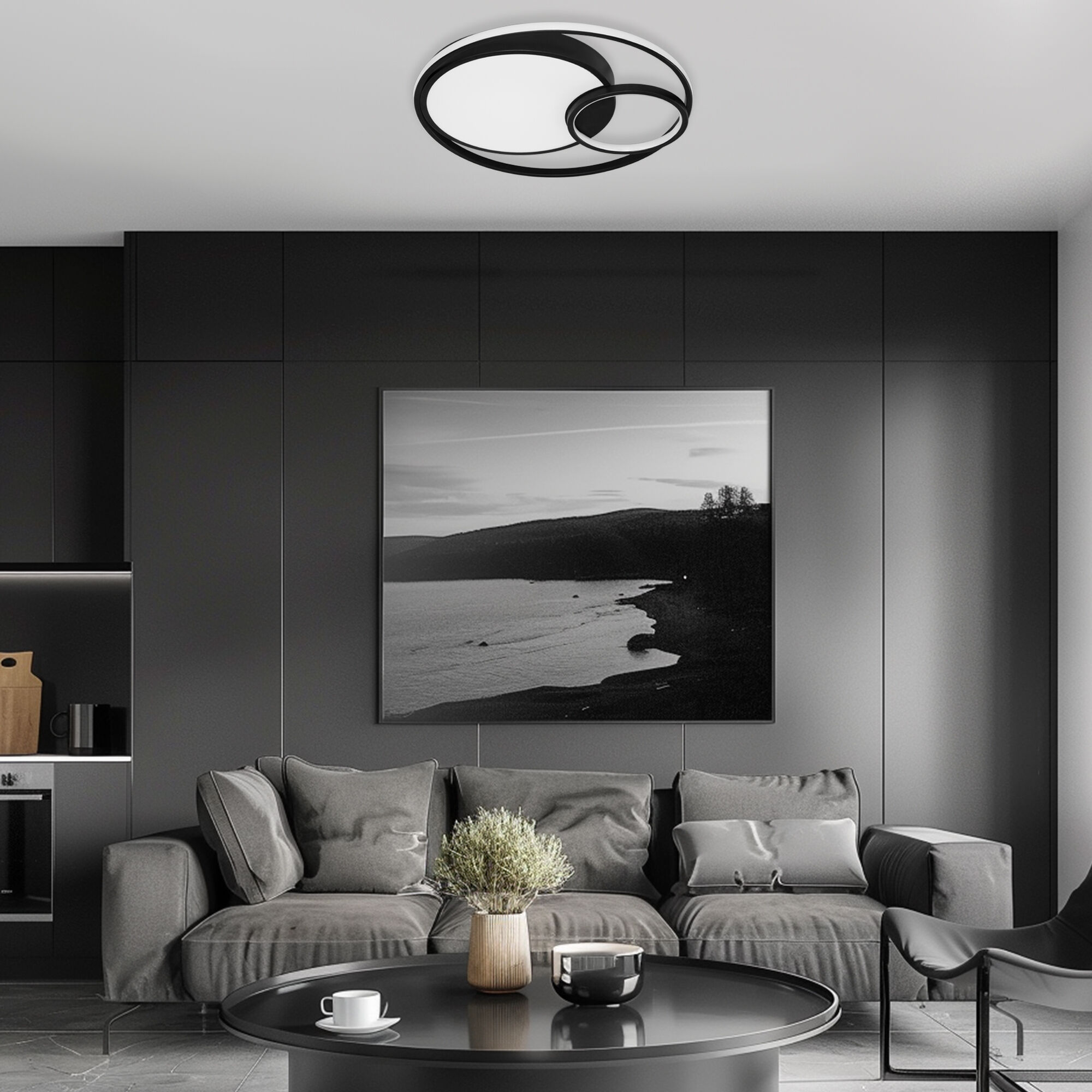 Потолочный светильник Eurosvet 90254/1 черный