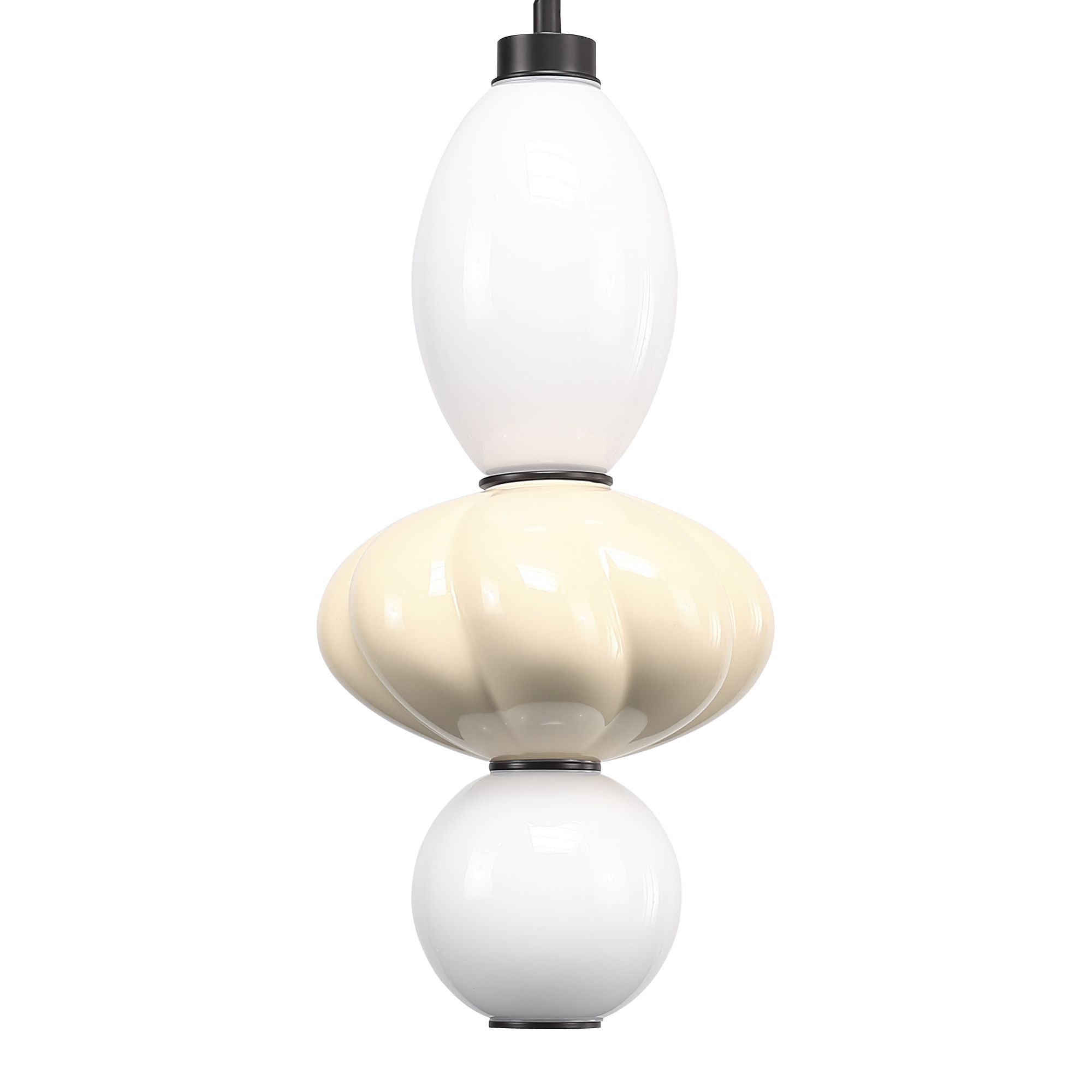 SL6134.413.01 Светильник подвесной ST-Luce черный/желтый, опаловый LED 1*18W 3000K ФЛОРЕНТИНИ