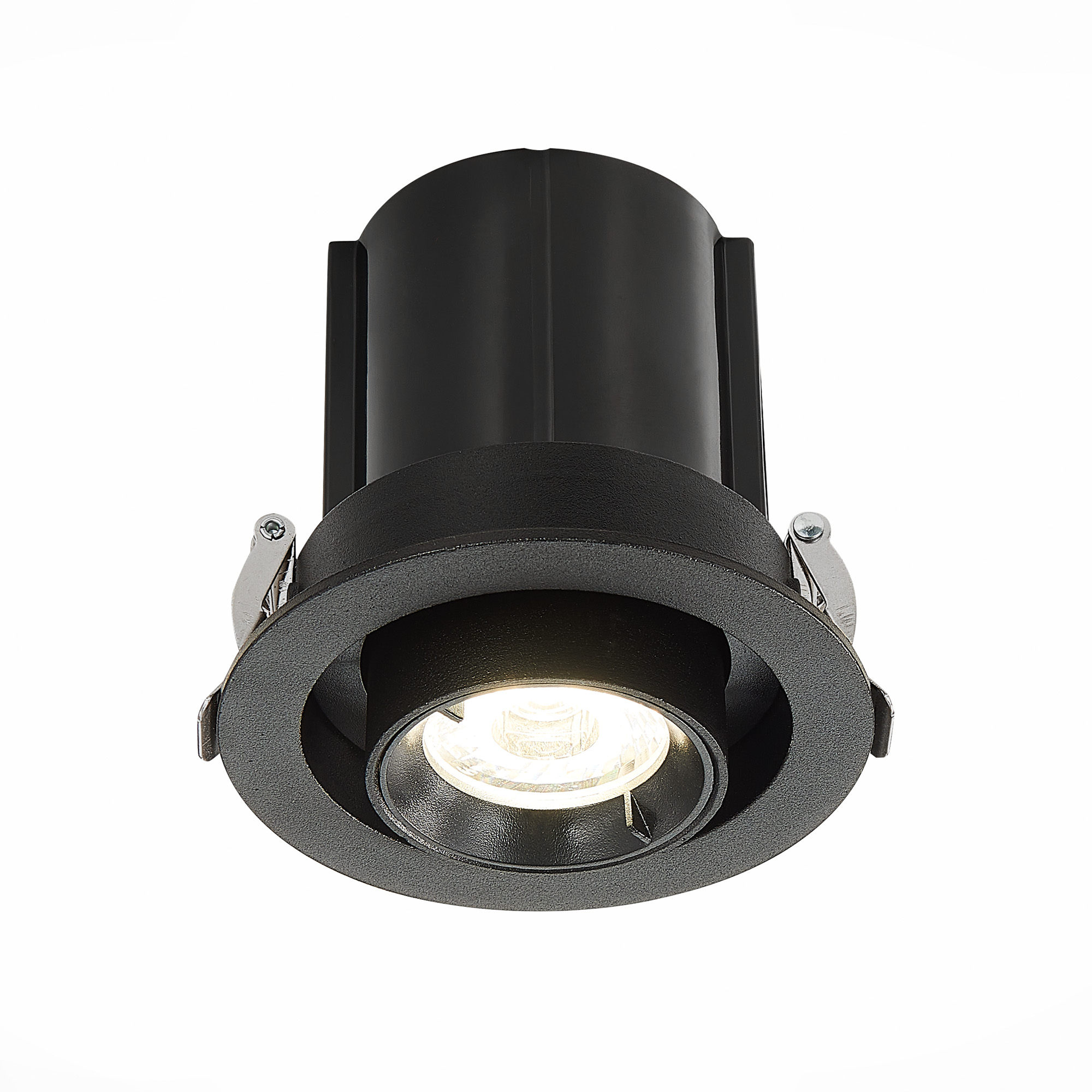 ST702.348.12 Св-к встр. Черный LED 1*12W 4000K 900Lm Ra80 24° IP20 D90xH92 180-240V Встраиваемые светильники