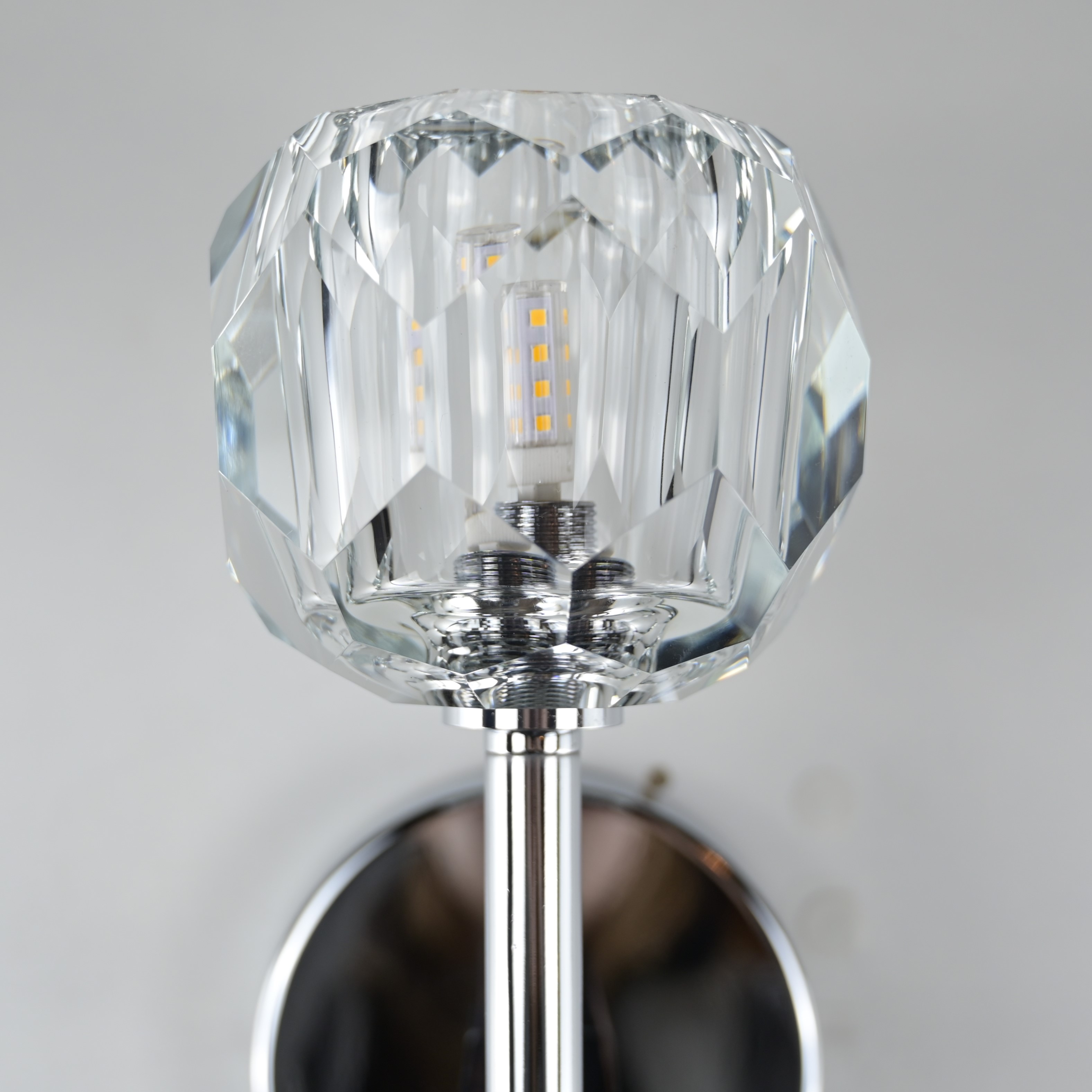 Бра Rh Boule De Cristal Single Sconce Chrome от Imperiumloft 156370-22