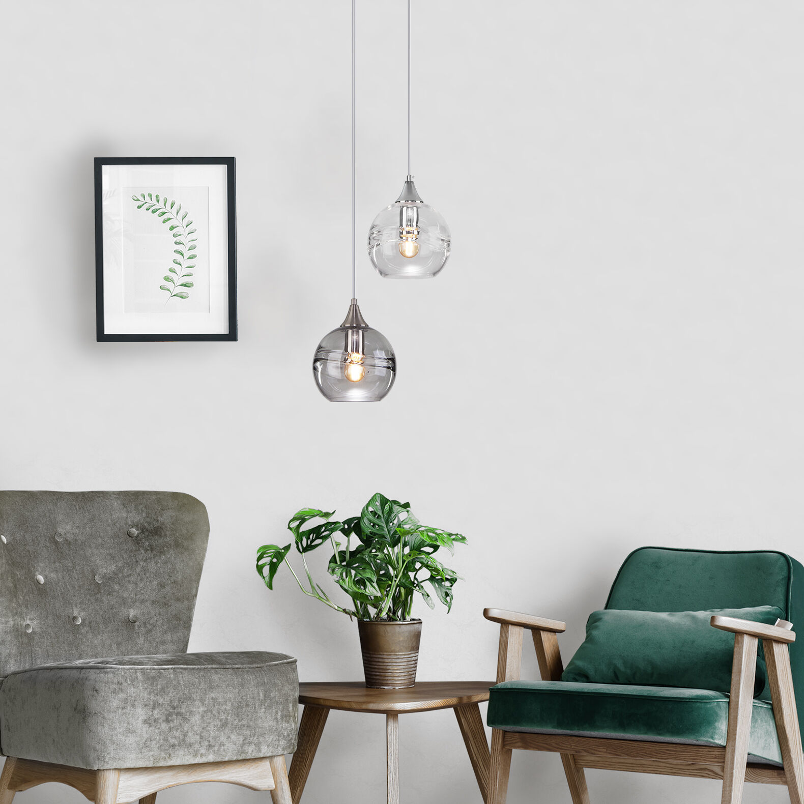 Подвесной светильник Eurosvet 50221/1 прозрачный