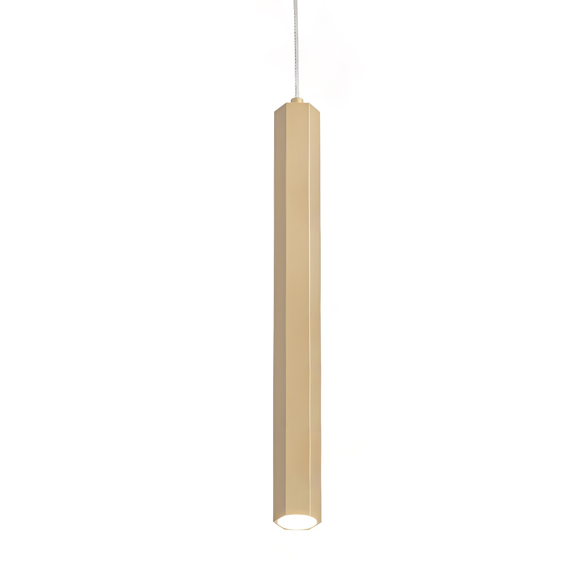 ST614.203.06 Светильник подвесной ST-Luce Золотистый/Золотистый LED 1*6W 4000K 330Lm 36° D32xH1900 Подвесные светильники