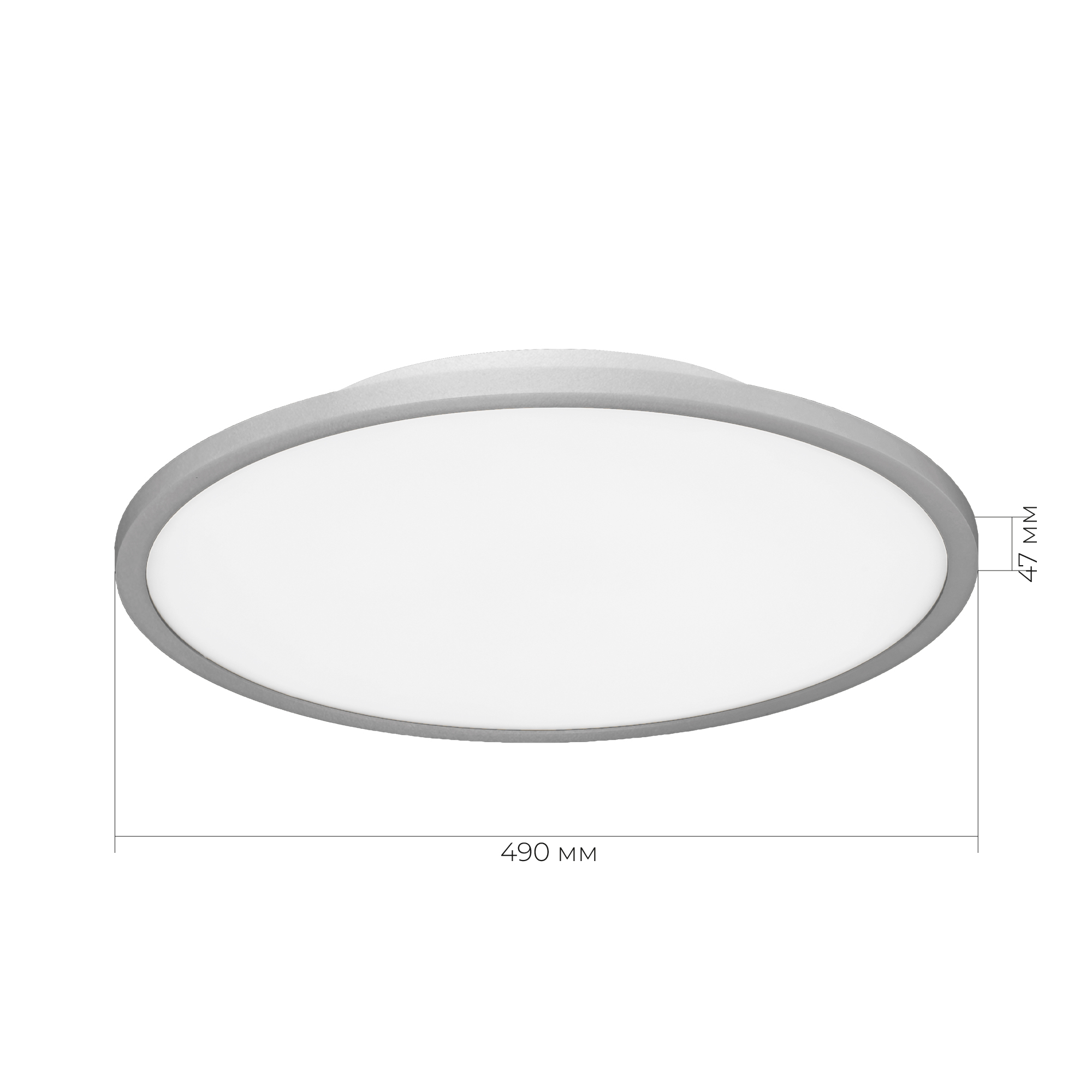SLE1811-102-01 Светильник потолочный Серебрянный/белая LED 1*42W 4000K ТАССЕН
