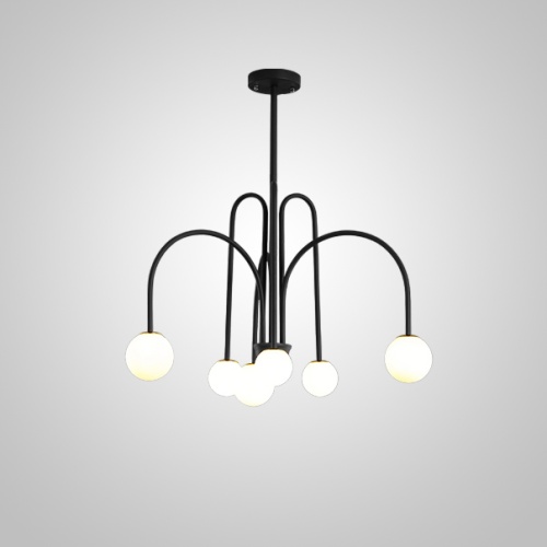 Люстра На Штанге Day L6 D75 Black от Imperiumloft 151603-26