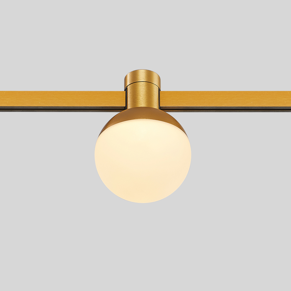 ST815.206.05 Магнитный трековый светильник FARM Золотистый LED 1*5W 3000K 213Lm 120 IP20 D75xH10 ФАРМ
