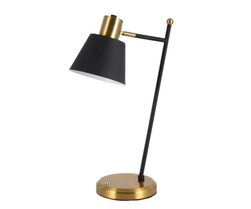 Настольная Kink Light лампа Арден черная/медь 07023-1