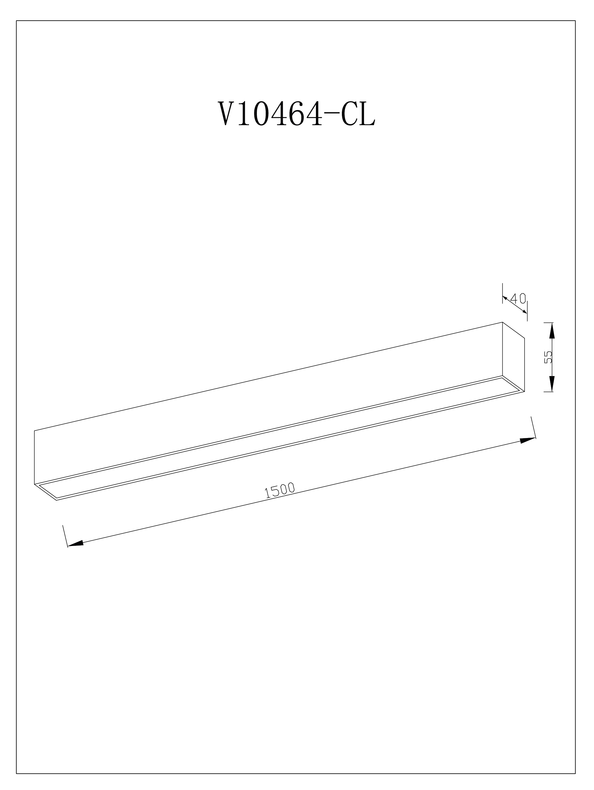 Светильник потолочный светодиодный Moderli V10464-CL Carpi