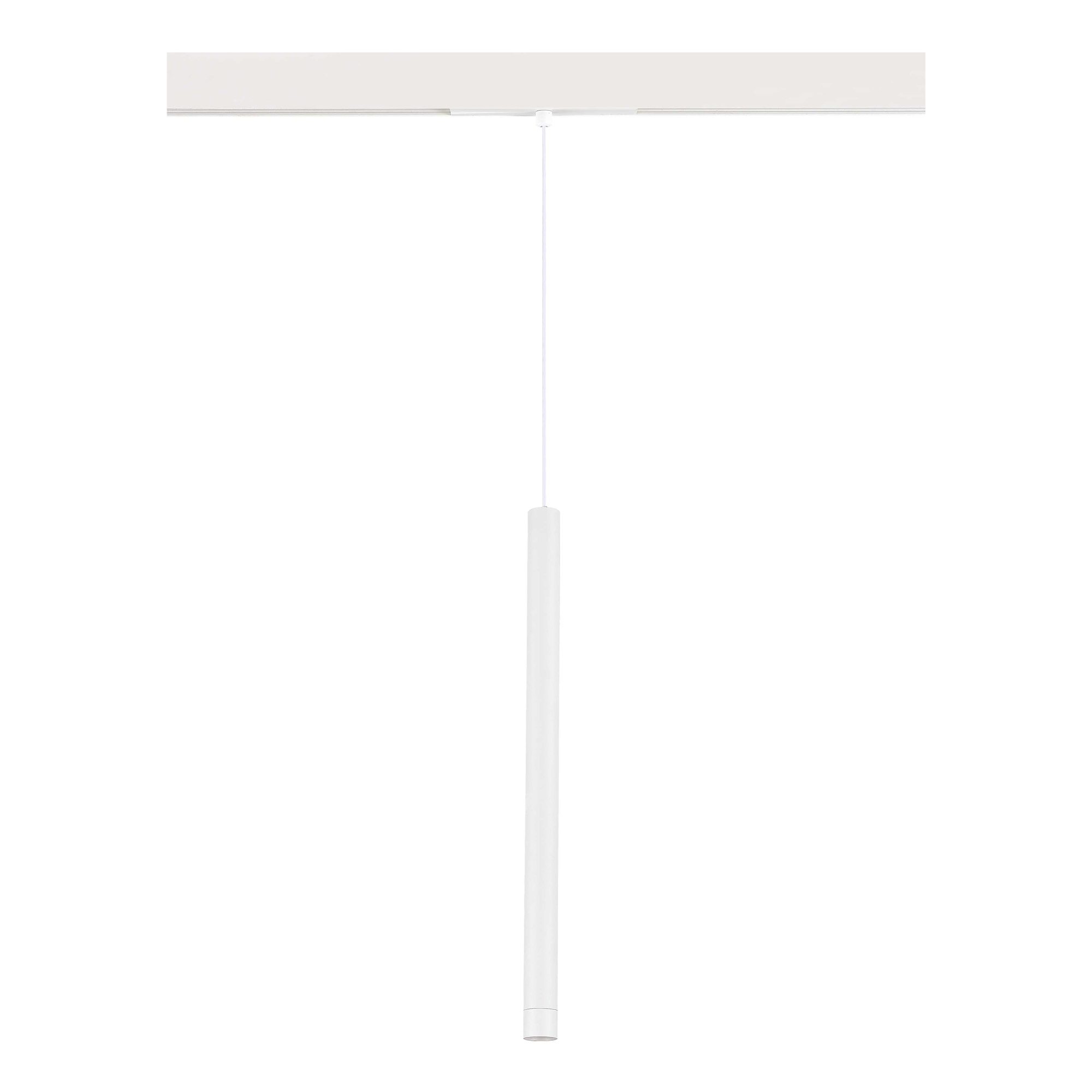 ST683.536.08 Магнитный трековый светильник Белый LED 1*8W 3000K 450Lm Ra90 24° IP20 D30xH500 48V SKYLINE 48