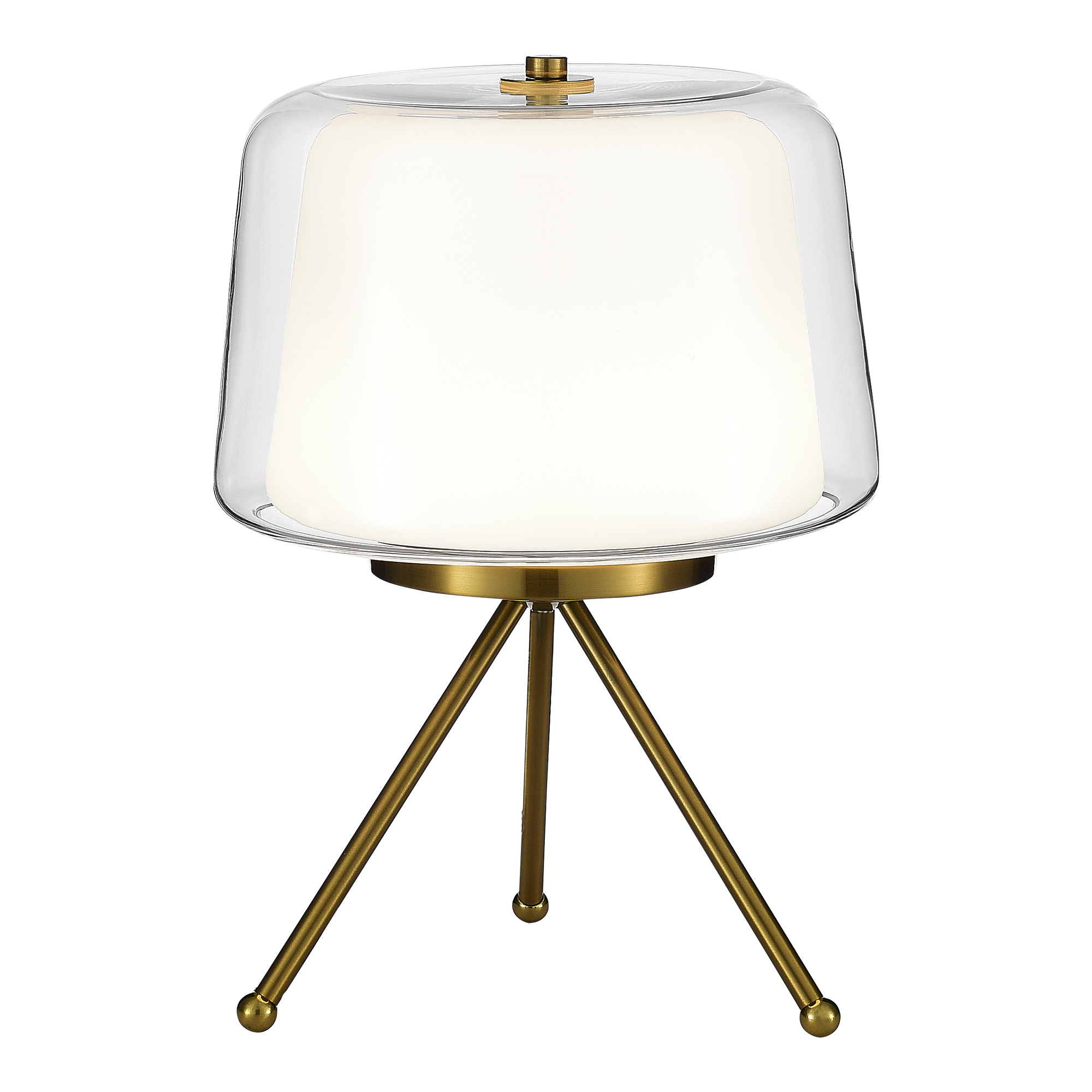 SL6127.304.01 Прикроватная лампа ST-Luce Латунь/Белый, Прозрачный LED 1*16W 3000K PANDORA