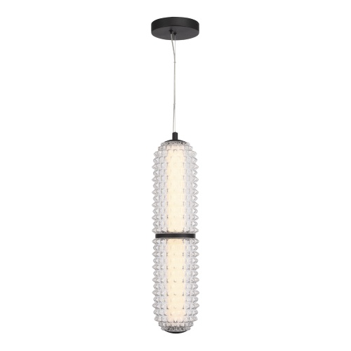 SL6144.403.01 Светильник подвесной ST-Luce черный/прозрачный LED 1*22W 4000K SAGUARO