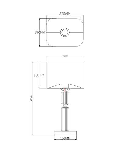 Настольная лампа Moderli V2621-1T Katar 1*E27*60W