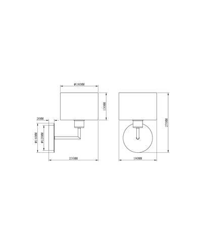 Бра Moderli V2730-1W Room 1*E27*60W