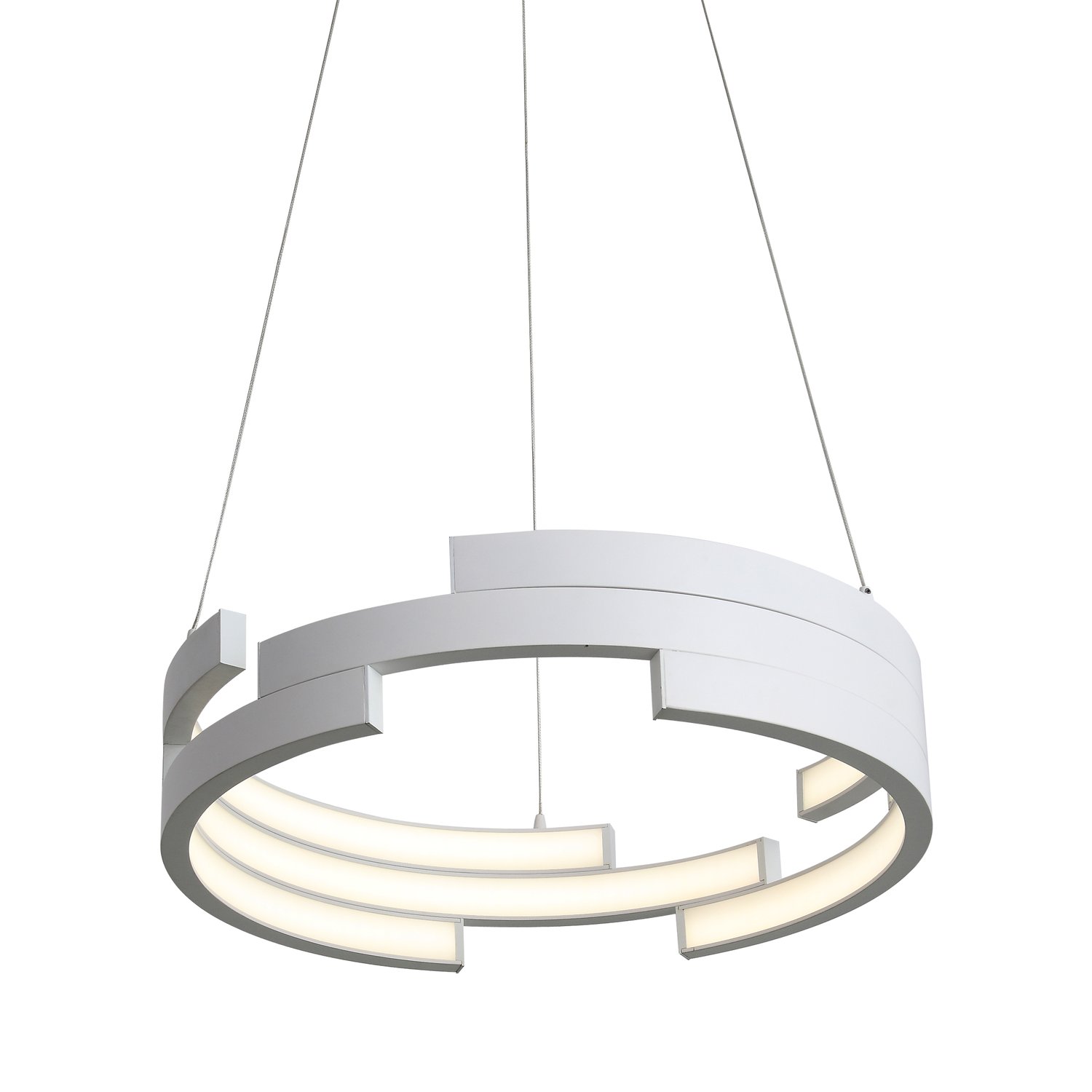 SL963.503.01 Люстра подвесная ST-Luce Белый/Белый LED 1*45W 4000K ДЖЕНИ