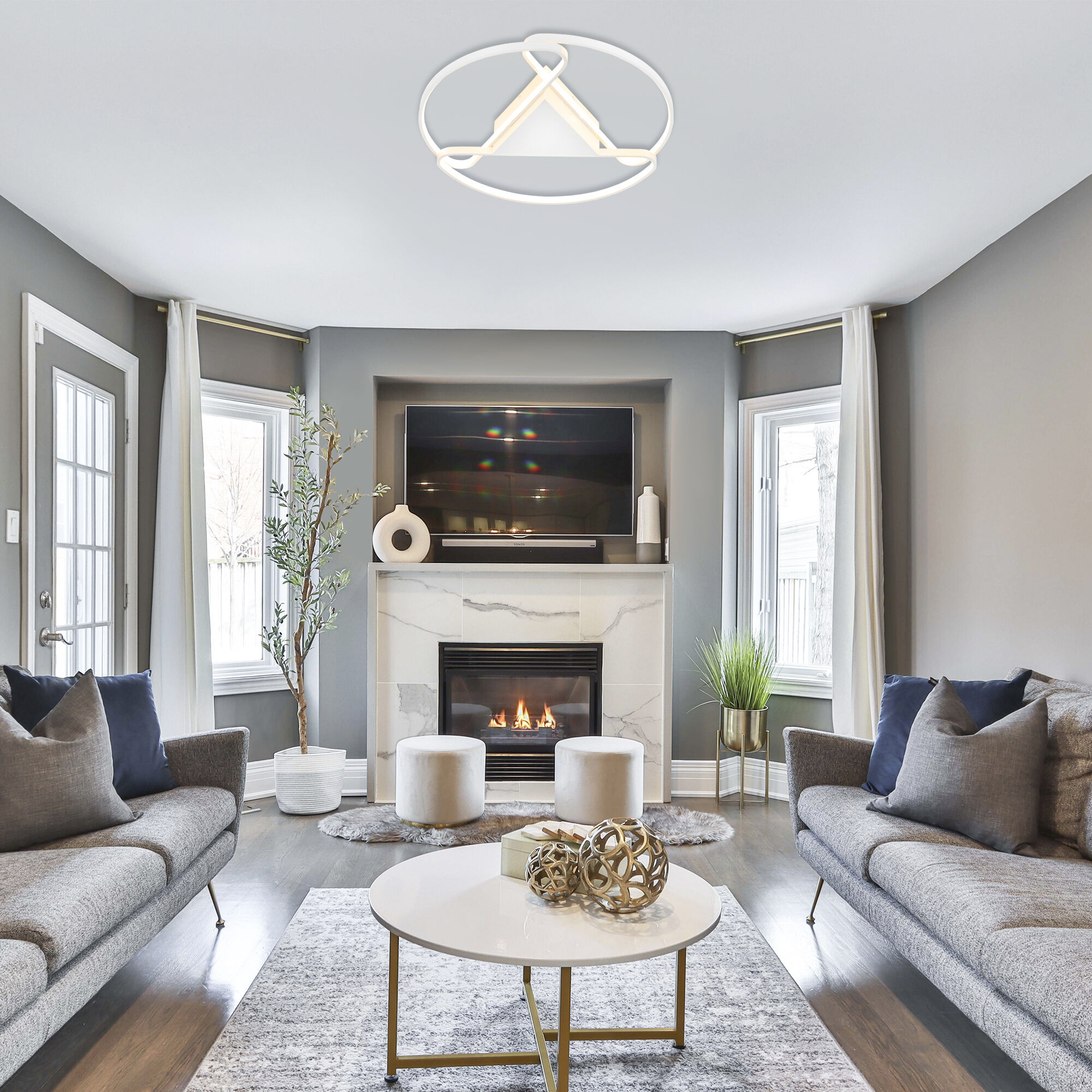 Потолочный светильник Eurosvet 90232/3 белый