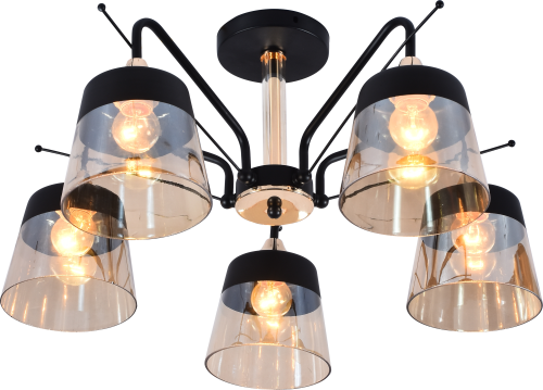 XA1188B/5 BK+FGD Люстра AMLighting (4)
