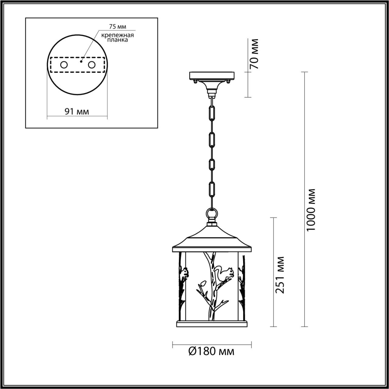 Подвесной светильник Odeon light Cuita 4963/1