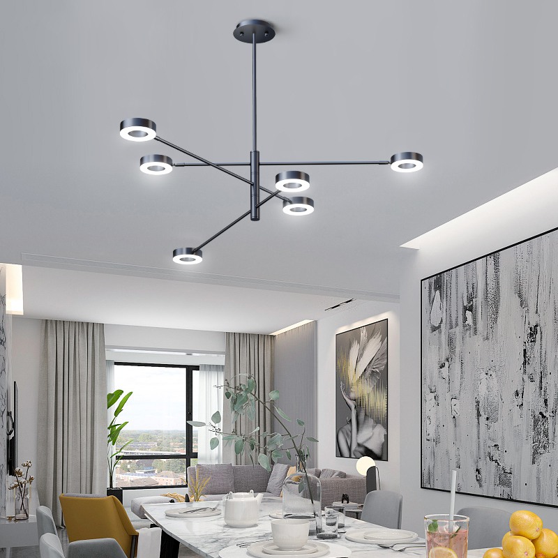 Подвесная Люстра Atissa S 6 D115 Black от Imperiumloft 140538-26